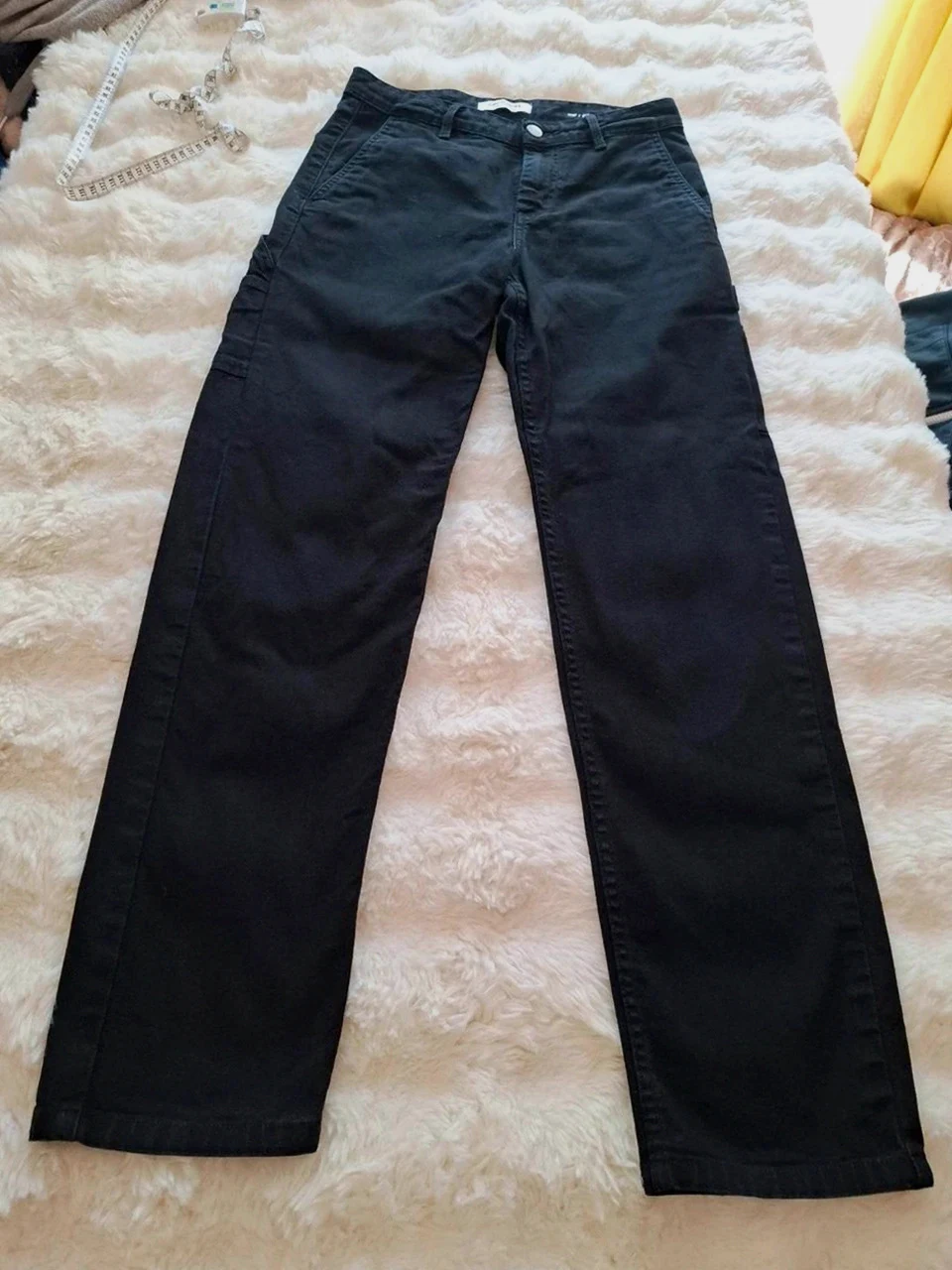 Pantalon Noir Carhartt Wip "W Pierce Pant" T.24 (XS / 34)
