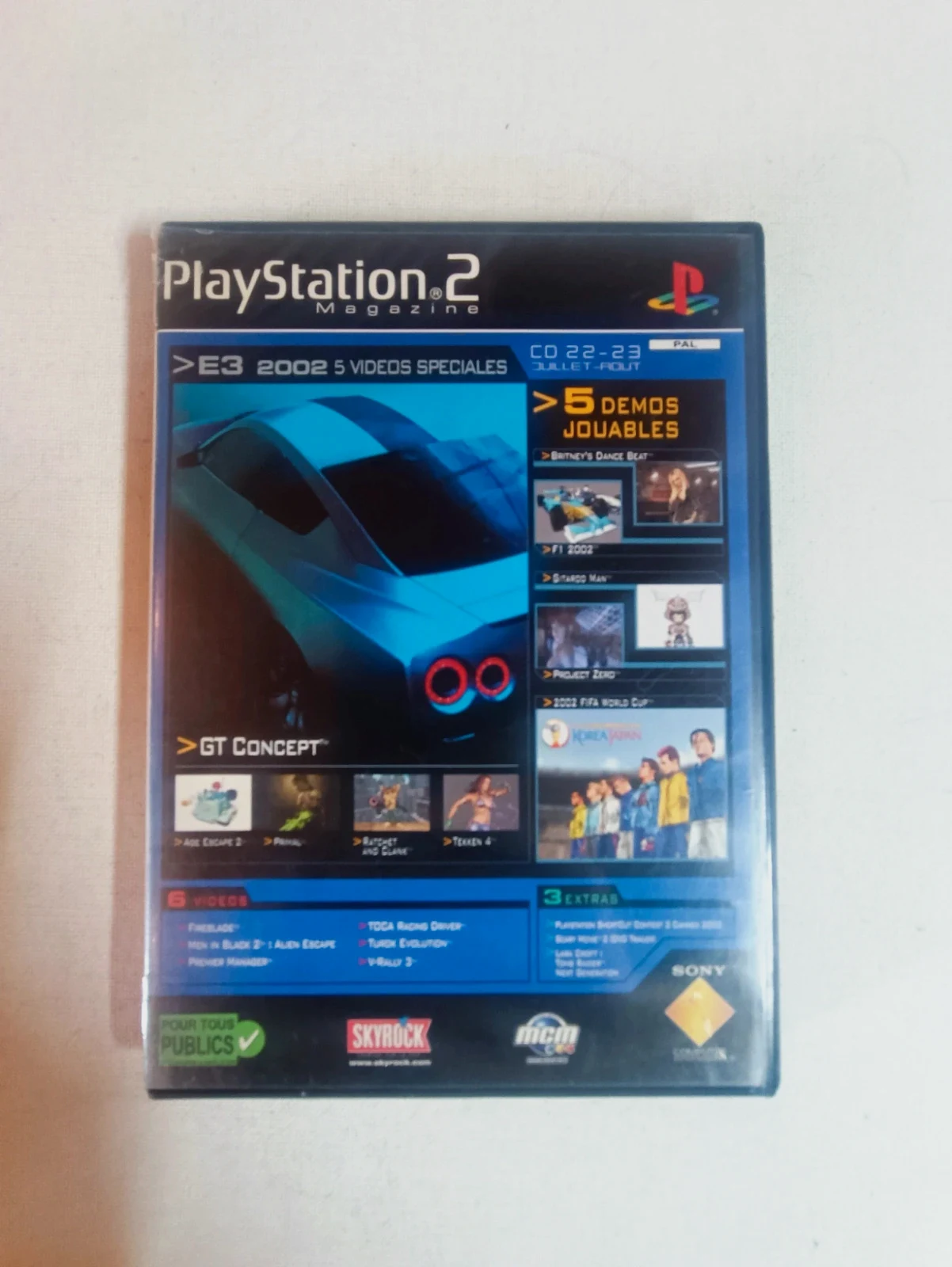Demo PlayStation 2 magazine 22-23 Juillet-Aout PS2