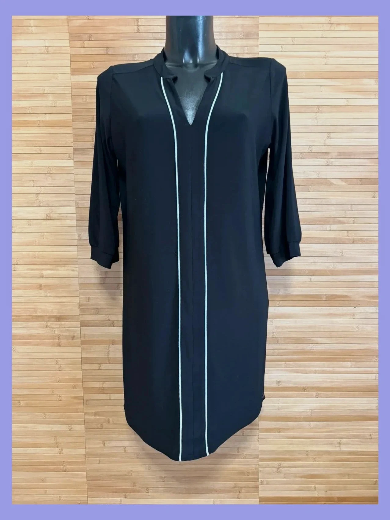 Divino vestido corte recto , tela elástica de Angelle Milán, talla M 😍