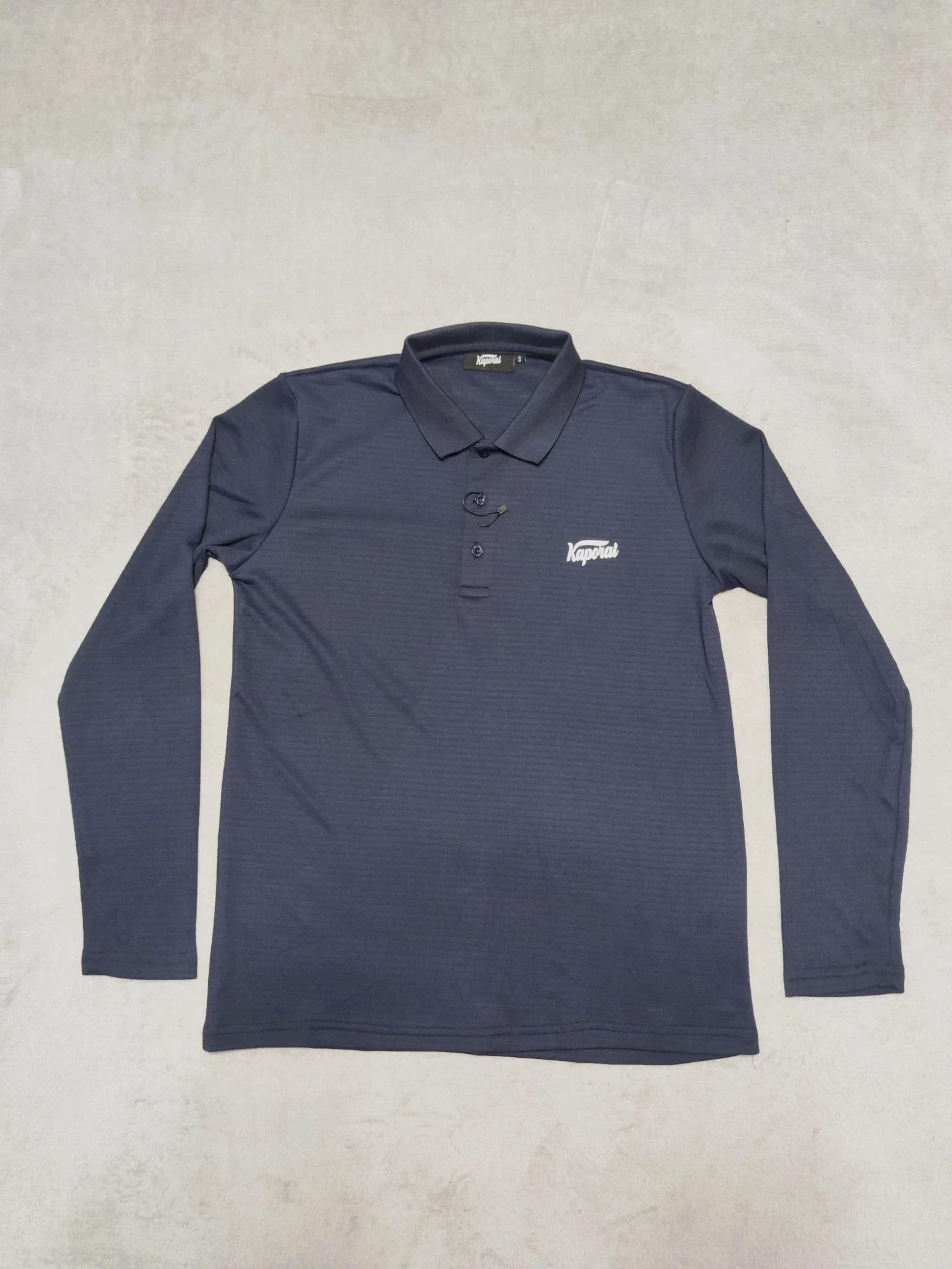 Polo manches longues Kaporal bleu marine - taille S
