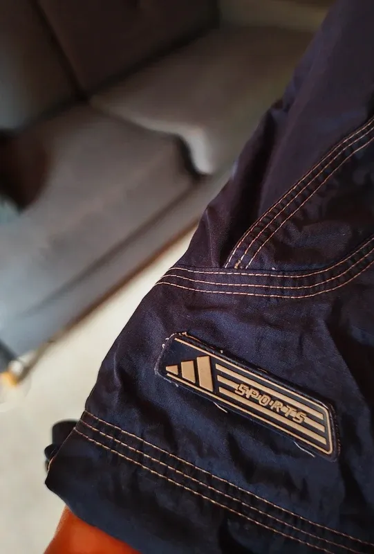 Anorak Adidas vintage bleu marine – adidas – bleu marine – taille S 4