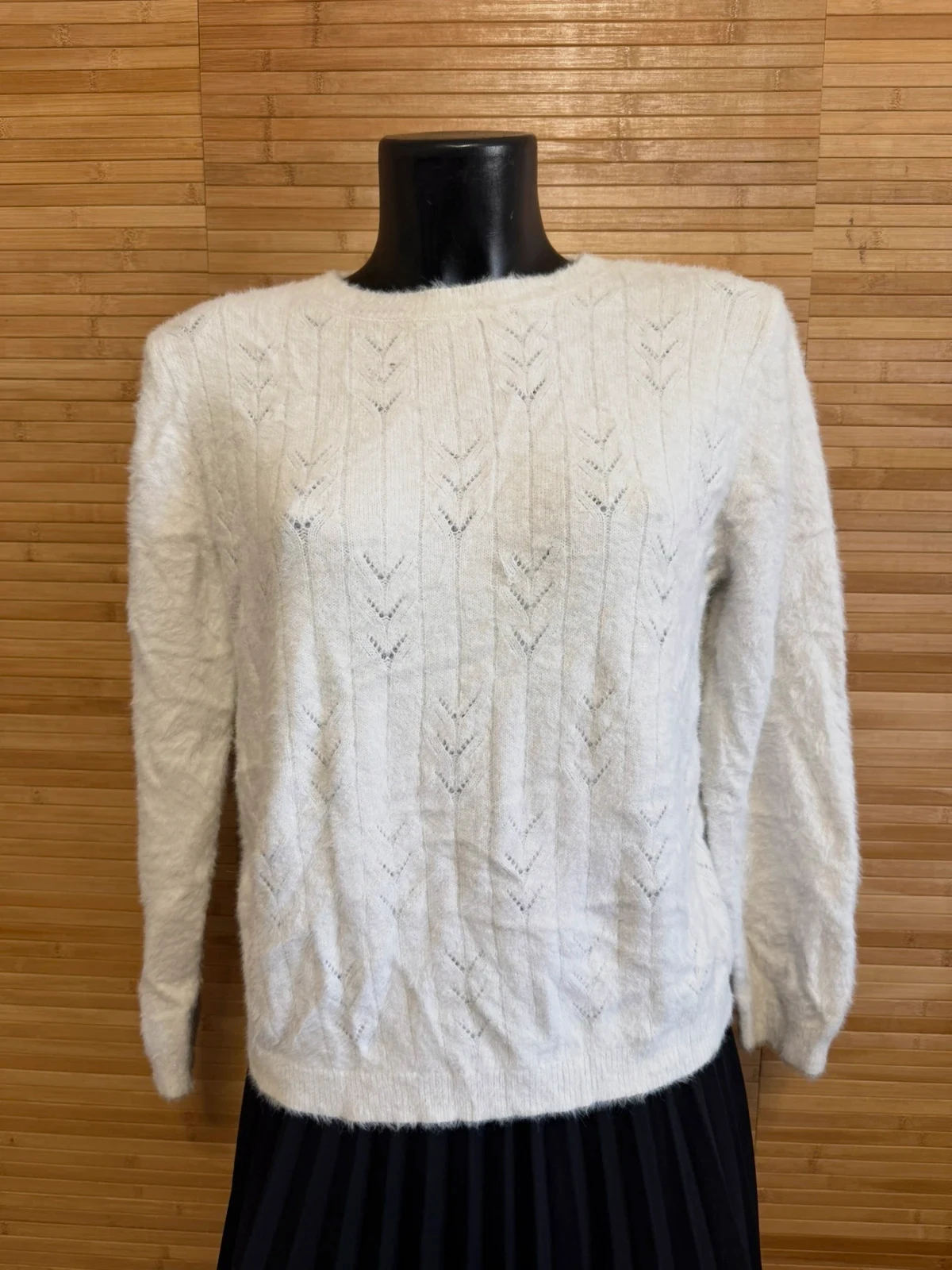 Jersey blanco muy suave talla única 😍
