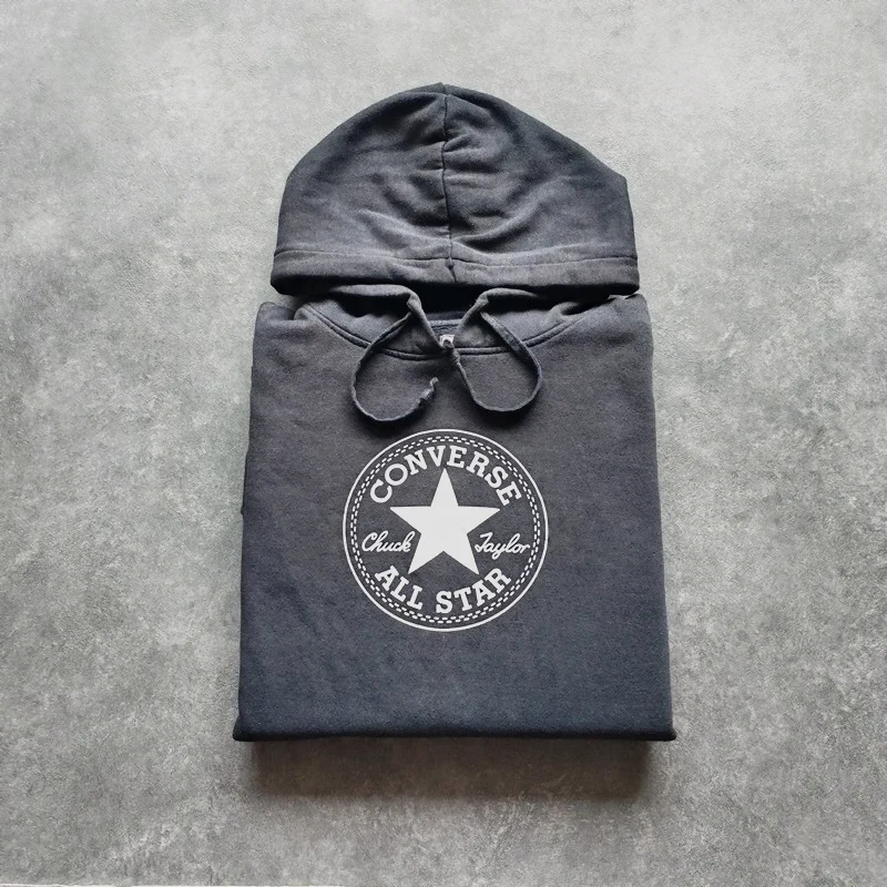 Sweat à capuche Converse All Star noir L Homme