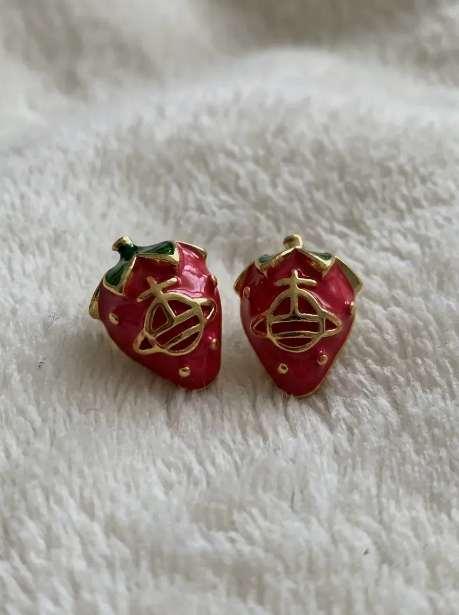 Boucles d'oreilles Vivienne Westwood rose et or – Vivienne Westwood – rose et or – taille Taille unique 2