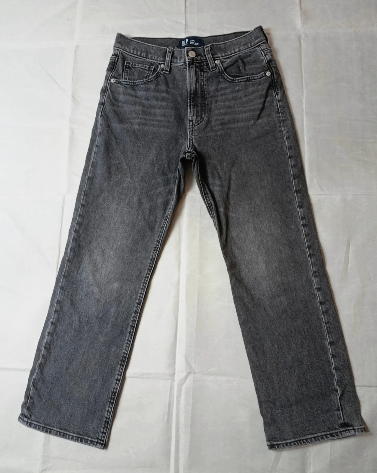 Gap Hight Rise Straight Jeans Black Wash