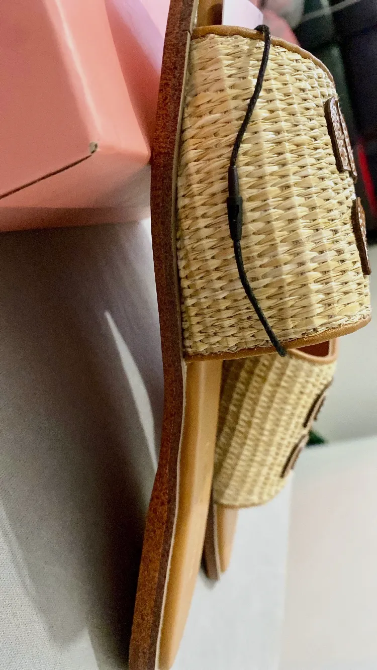 Sandales Miu Miu Raffia Cuir Camel Neuf Taille 40 Authentique – Miu Miu – camel – taille EU 40 5