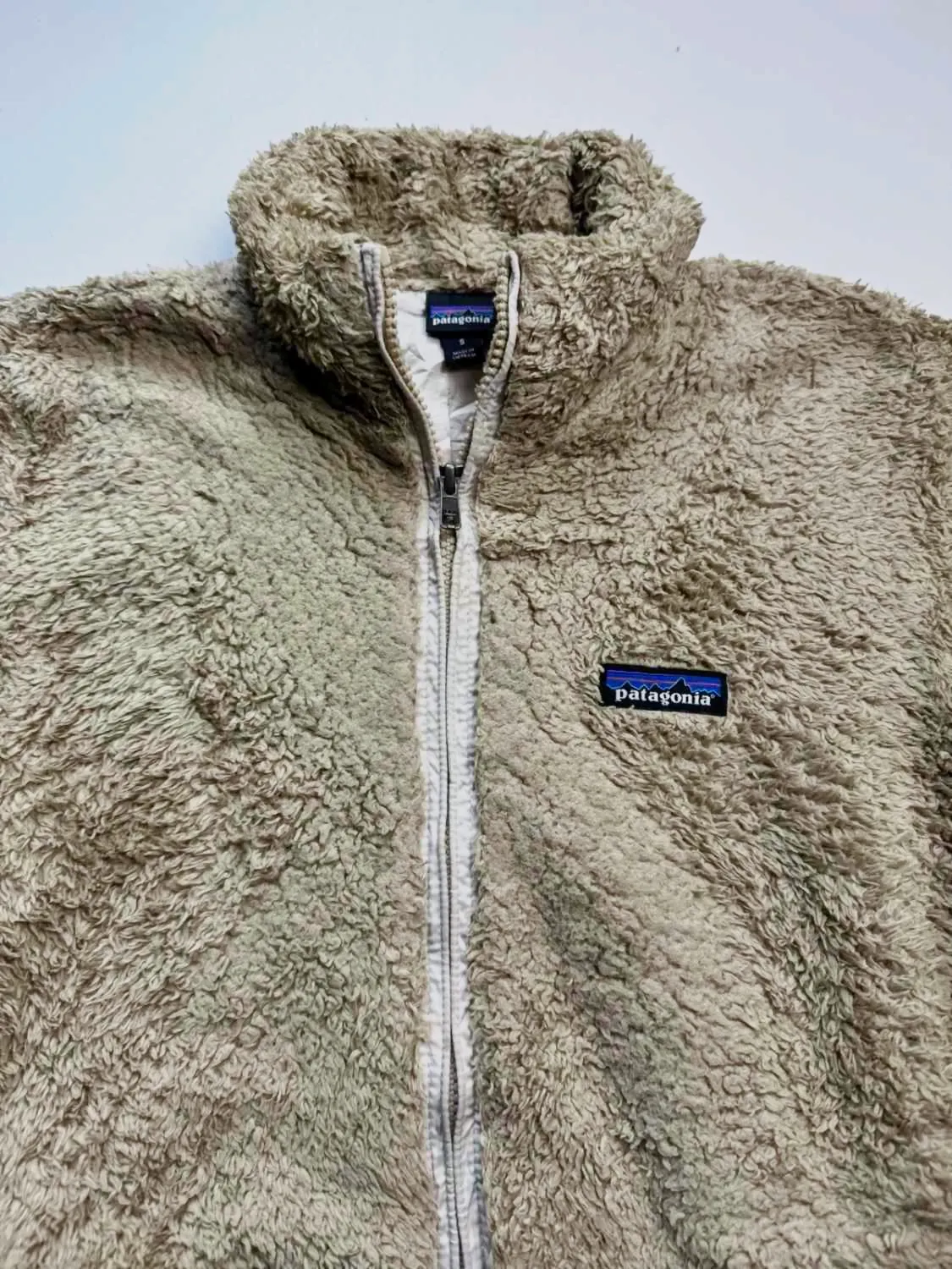 Patagonia Fleece Sherpa vert kaki - taille S – Patagonia – kaki – taille S 3