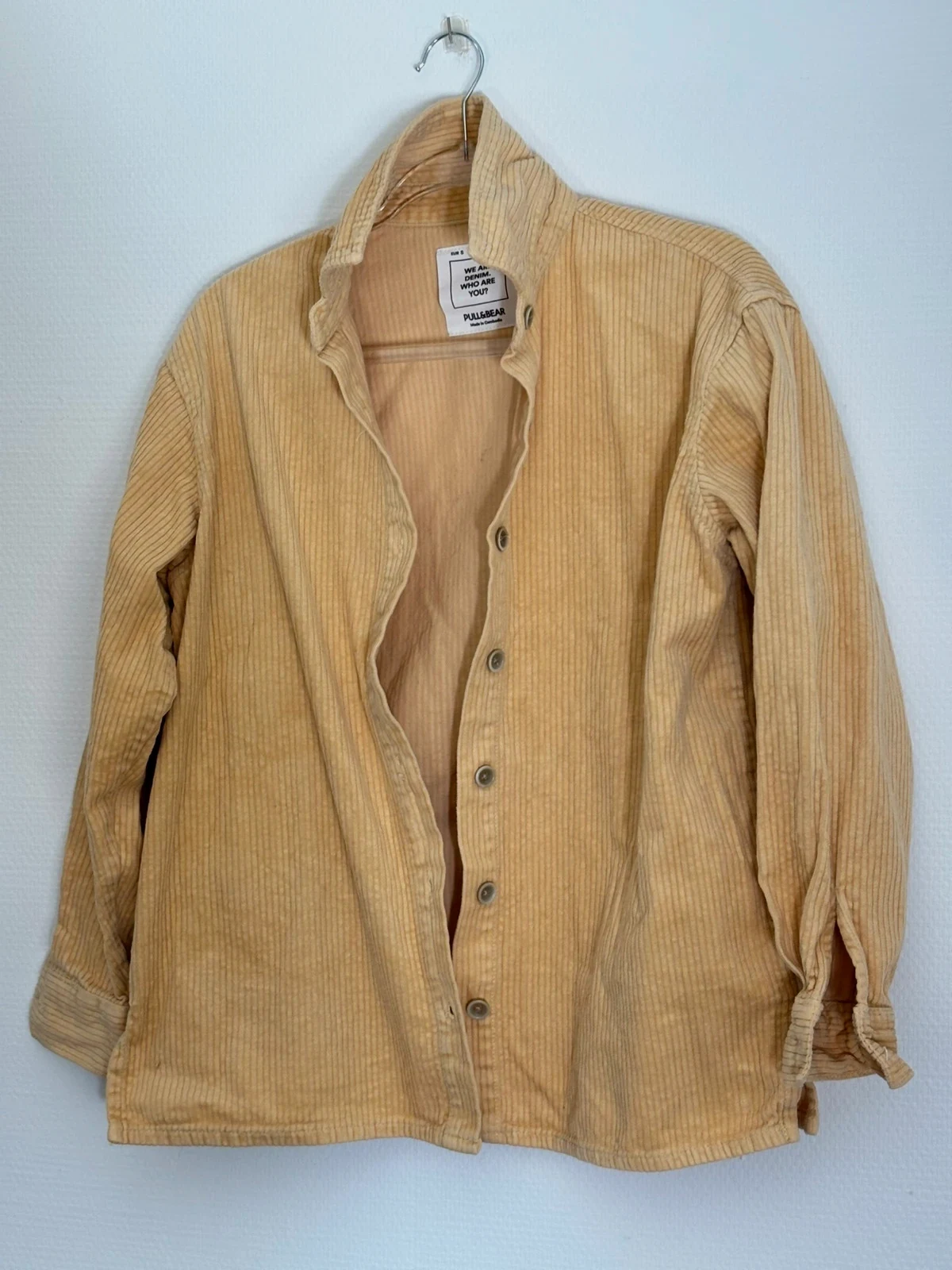 Chemise en velours côtelé