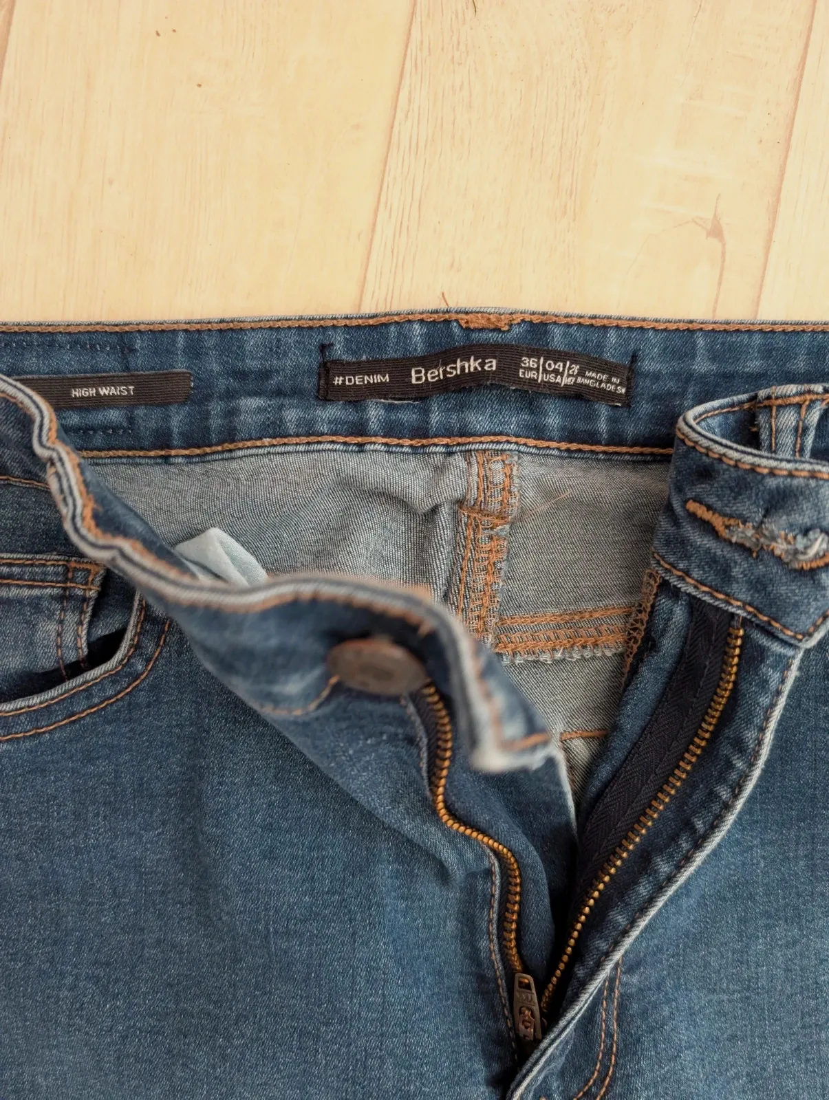 jean Denim /Pantalon /Taille 36 / Taille haute / Bershka – Bershka – taille S / 36 / 8 5
