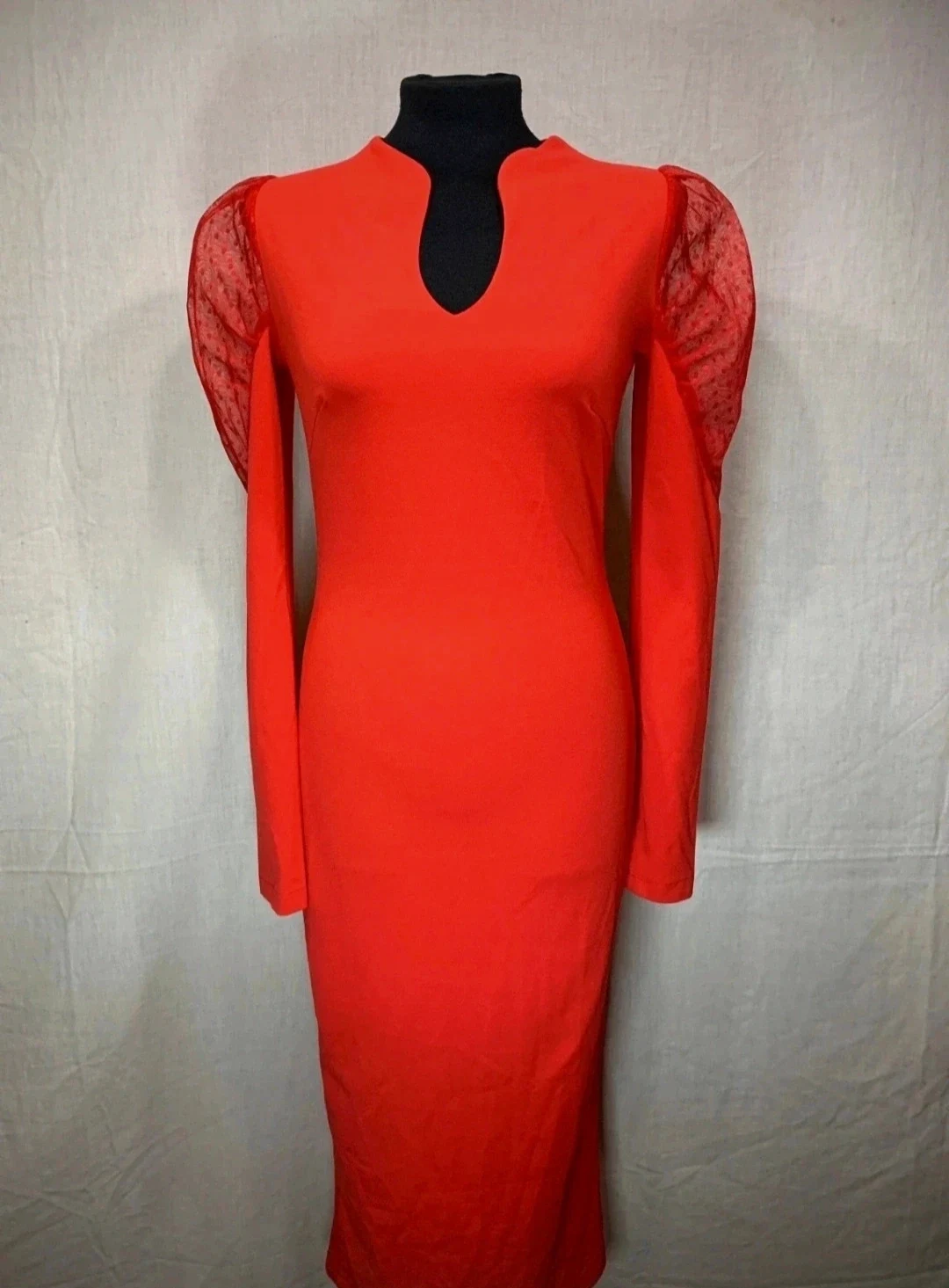 Vestido Largo de Fiesta Rojo | Red Long Party Dress
