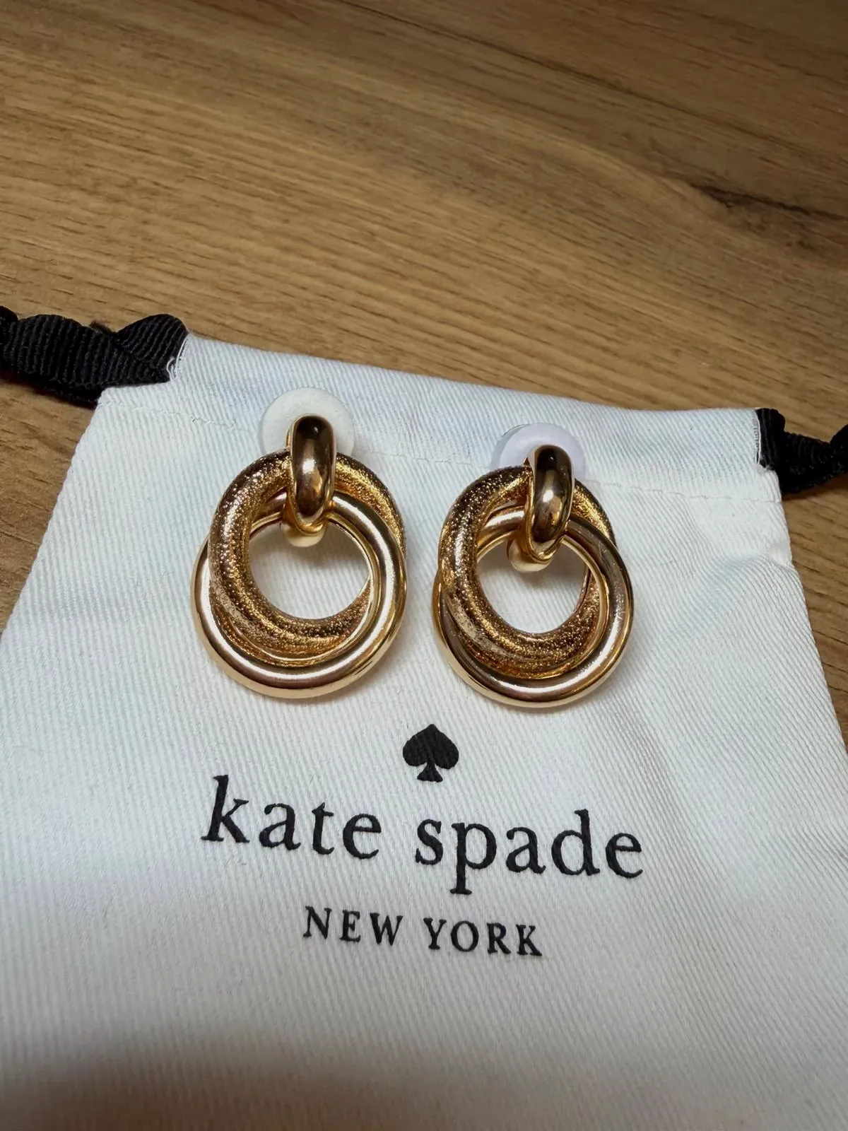 Boucles d'oreilles clips dorées Kate Spade – Kate Spade – doré – taille Taille unique 7