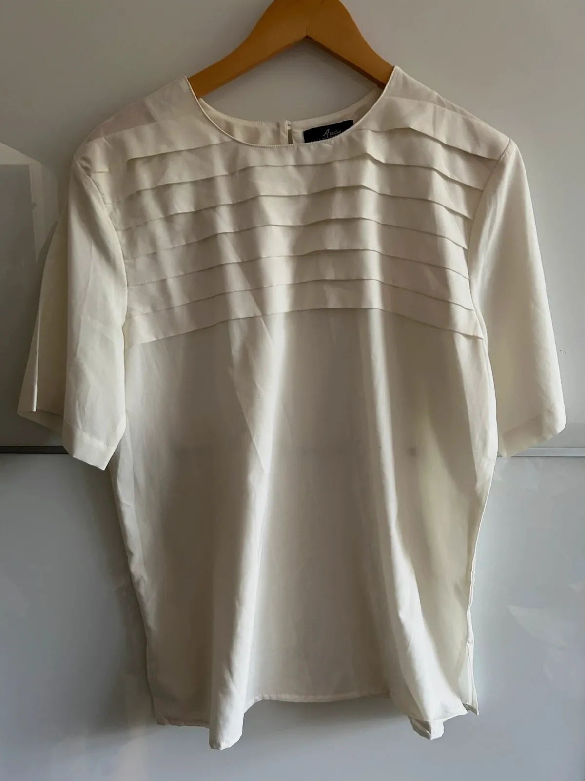 Blouse Weyburn 40 écrue fluide ample chic – Anne Weyburn – taille L / 40 / 12 3