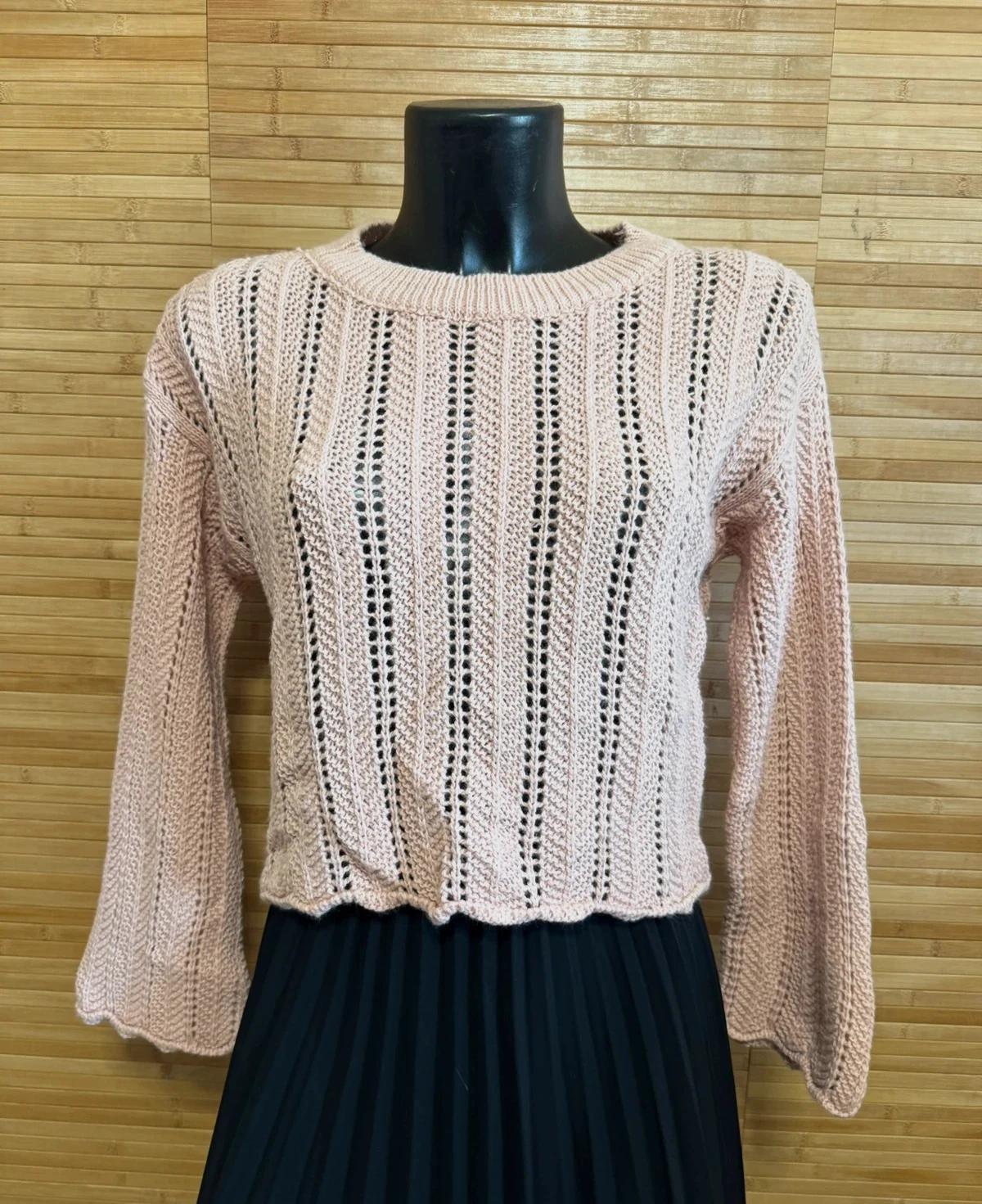 Jersey crop calado talla única pequeña S/m 😍