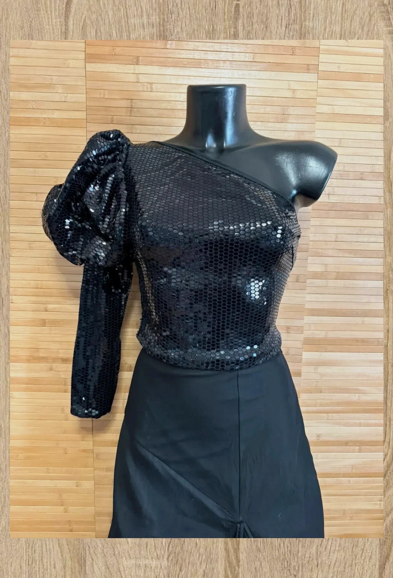 Crop top lentejuelas talla M 😍