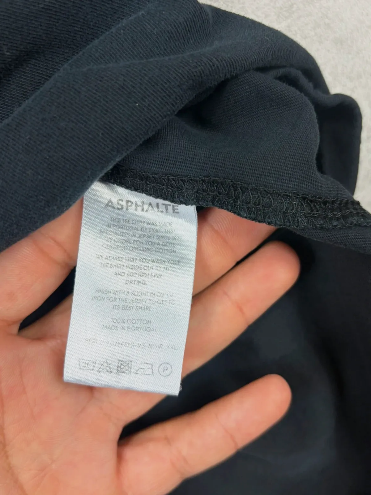 Asphalte homme t-shirt taille XXL coton épais oversize noir Made in Portugal – Asphalte – taille XXL 4