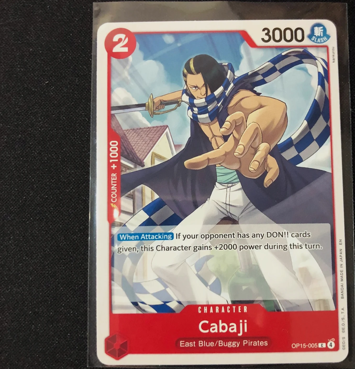 Cabaji OP15-005 Common Character