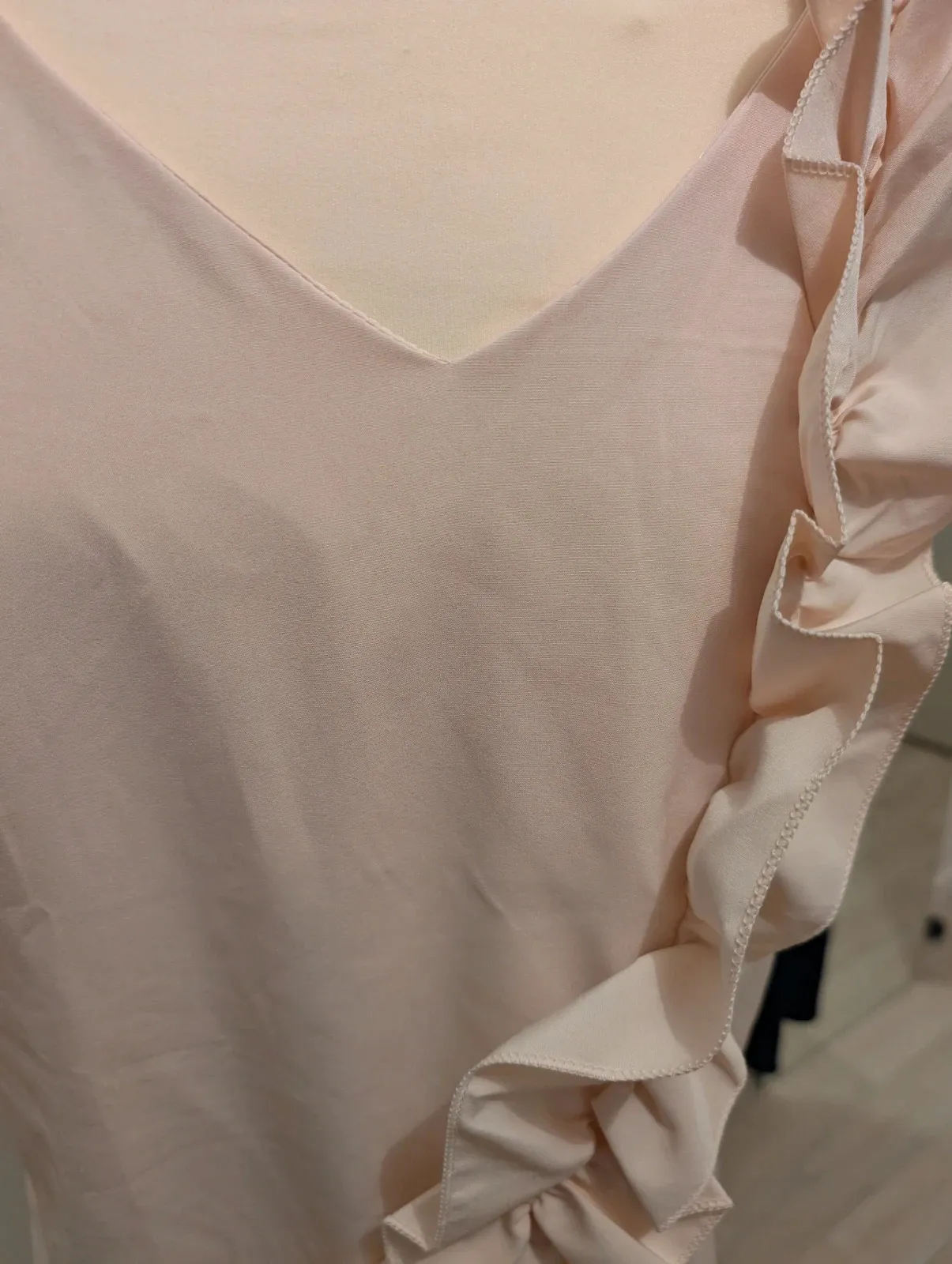 Haut été effet satiné beige rosé taille L – taille L / 40 / 12 5