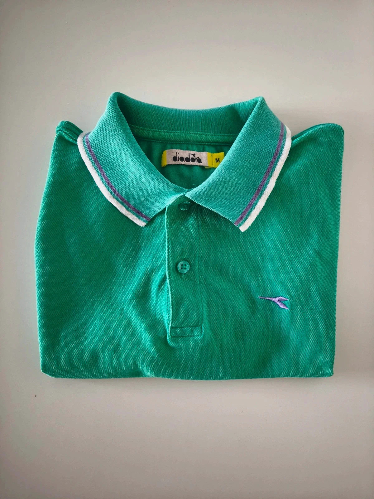 🎾 Polo Diadora Verde Esmeralda (Talla M)