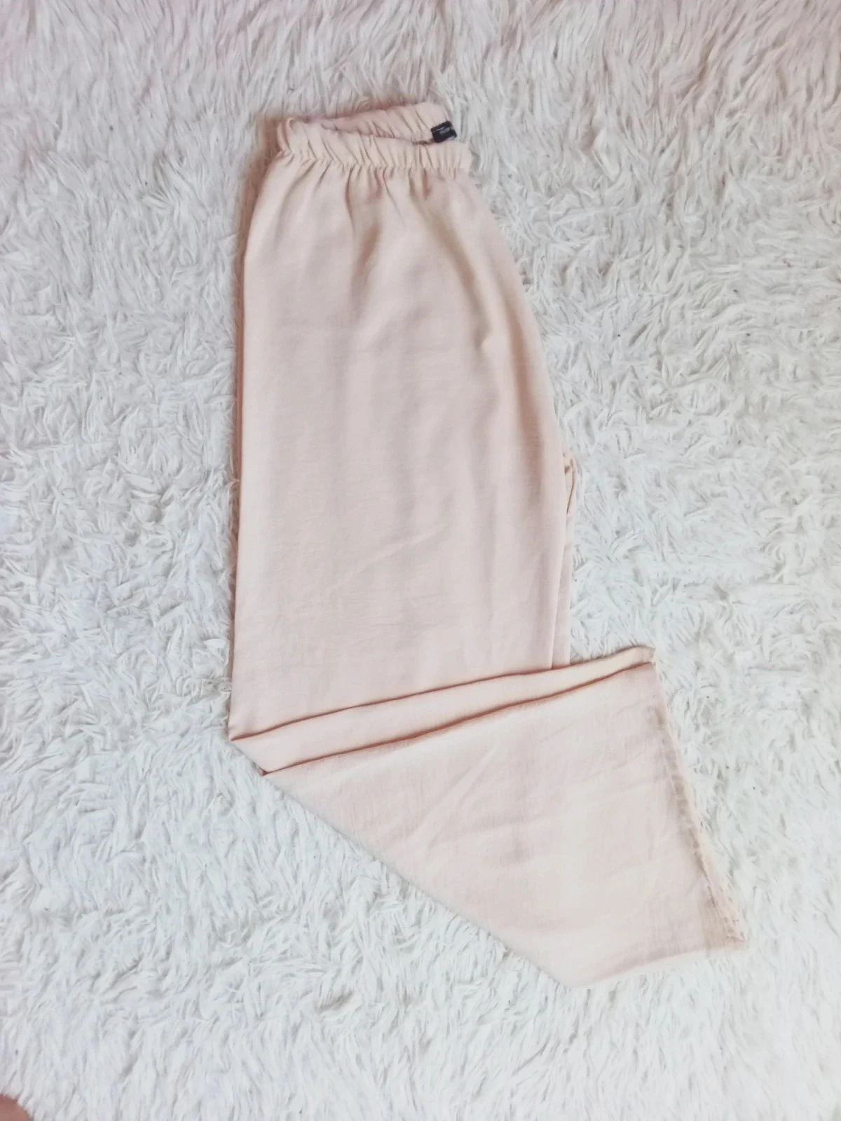 Pantalon large New Collection IT – Beige – Neuf étiquette – Wide leg / Fluide / Été – Tendance – taille Taille unique