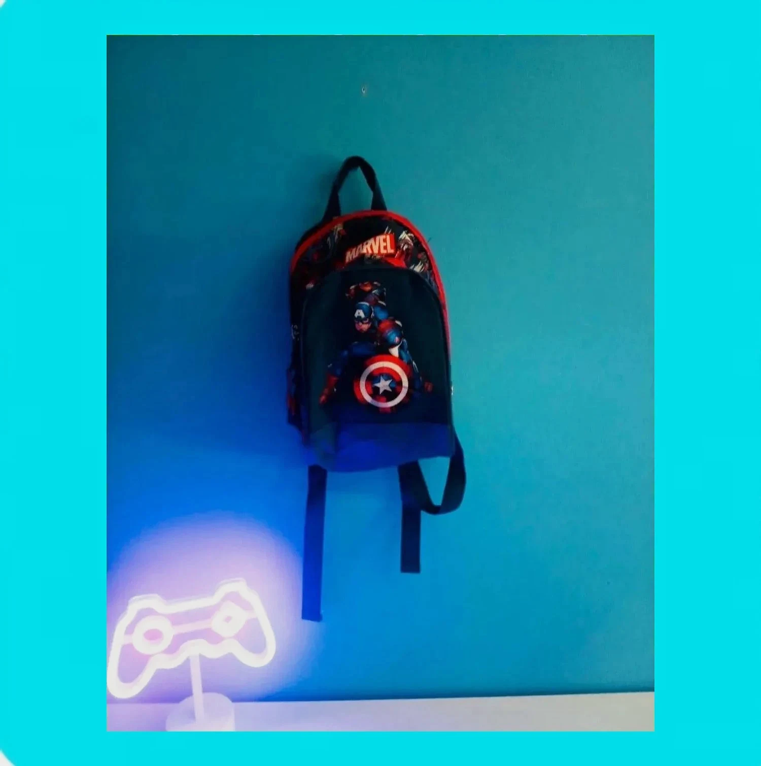 🩵 Mochila Escolar Infantil Capitán América Marvel 🩵