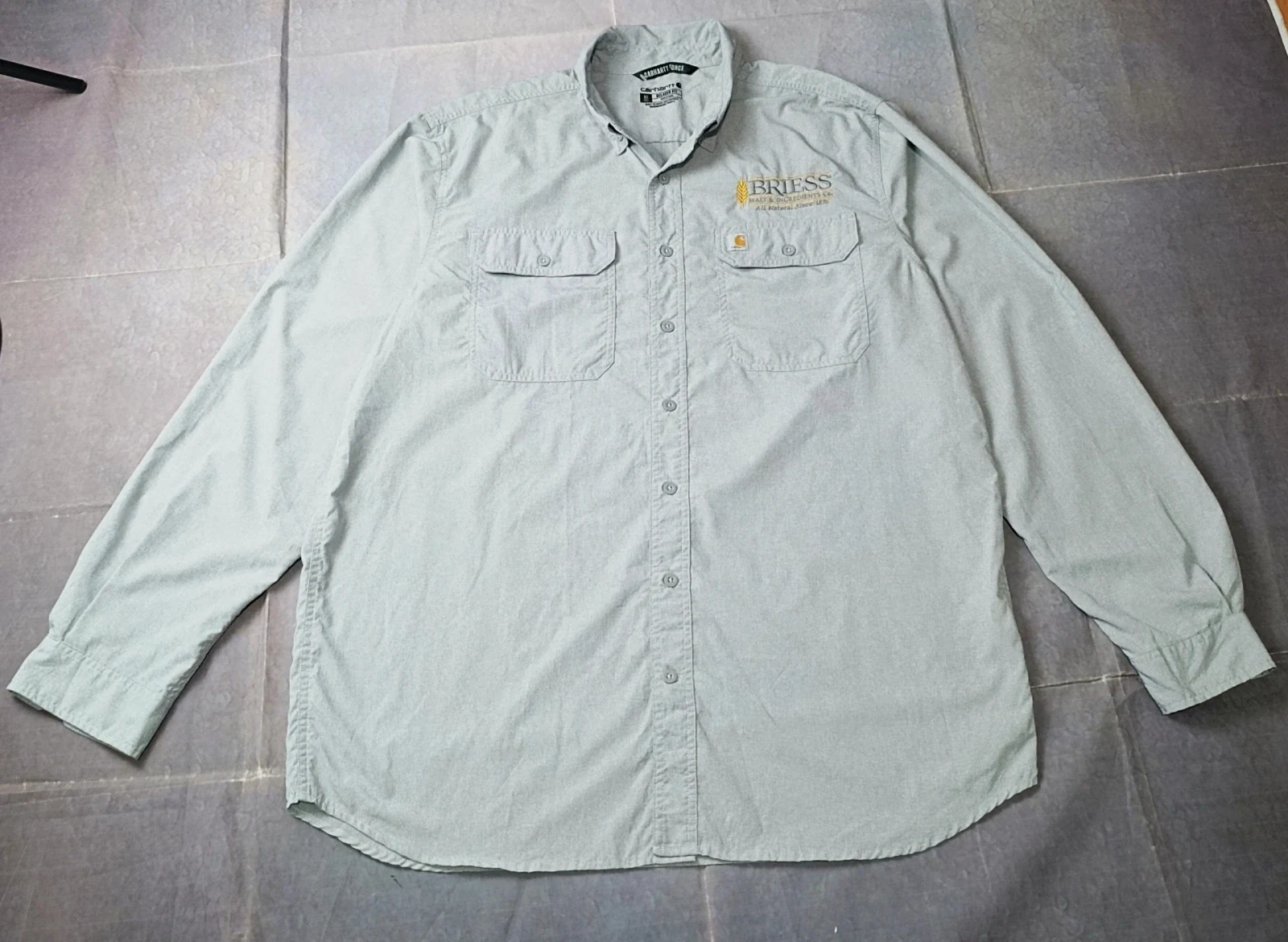 Carhartt Force Work Shirt XL Tall / Vintage Style