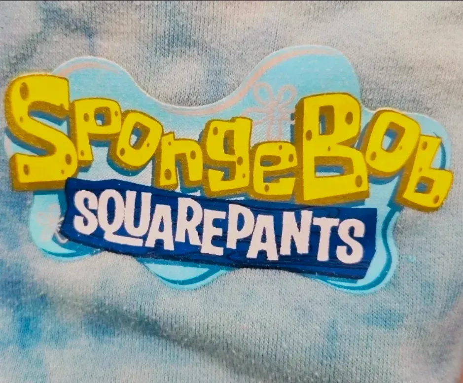 Sweat à capuche bob l'éponge et Patrick taille M – SpongeBob SquarePants – bleu tie-dye – taille M 4