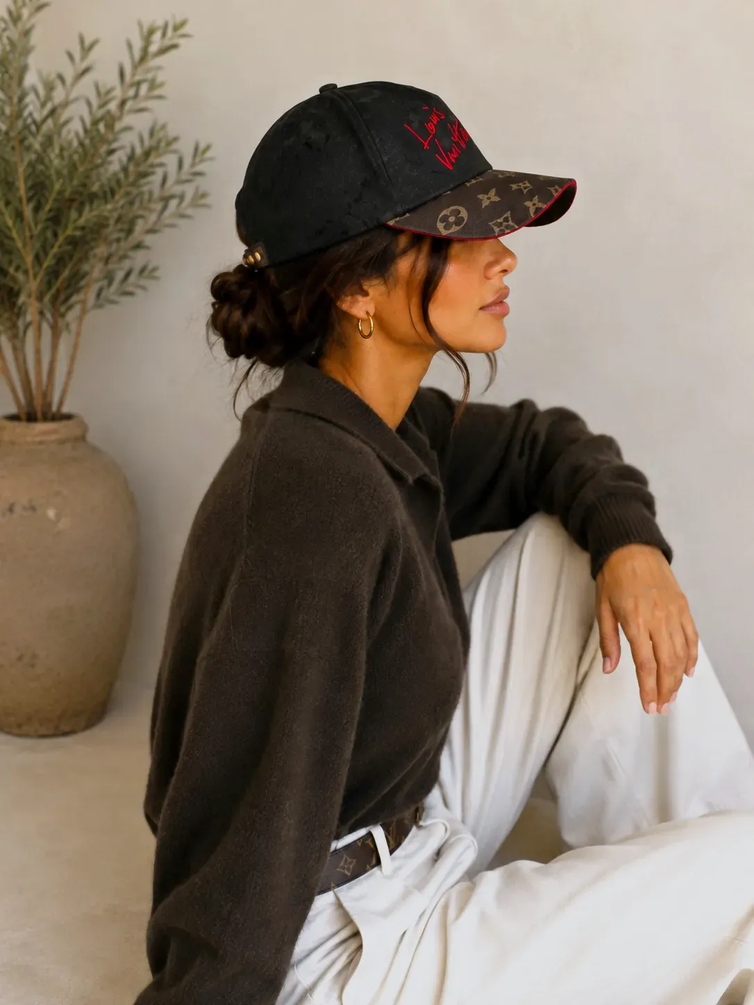 Casquette Louis Vuitton noire monogrammée – Louis Vuitton – noir – taille Taille unique 2
