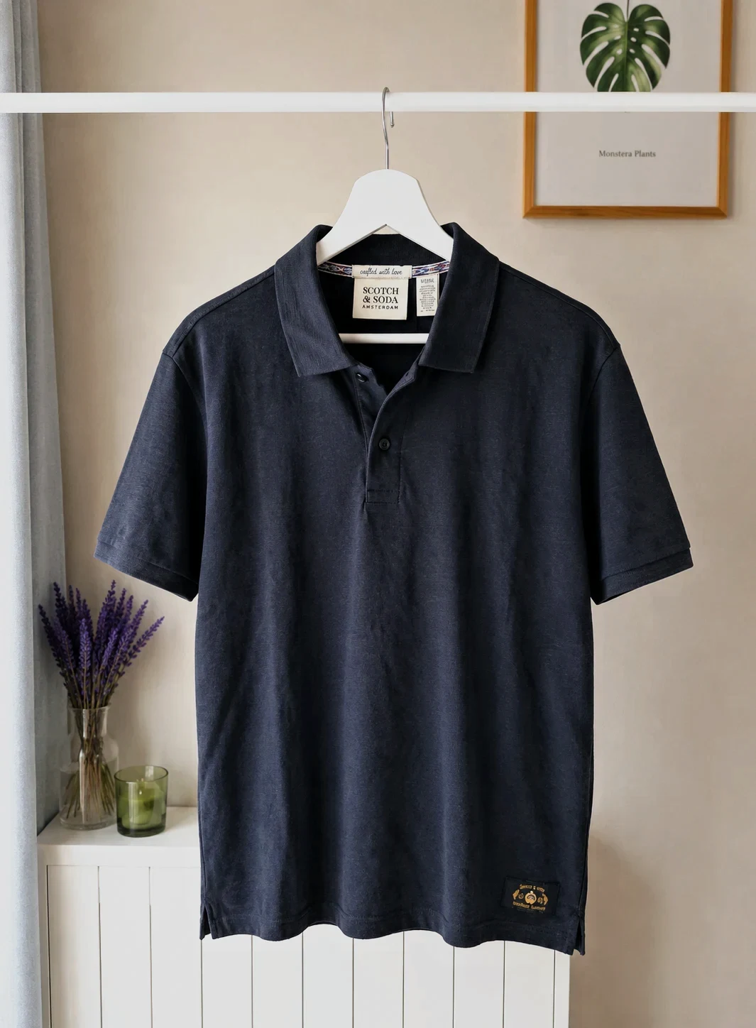 Polo Scotch & Soda noir Taille M Neuf