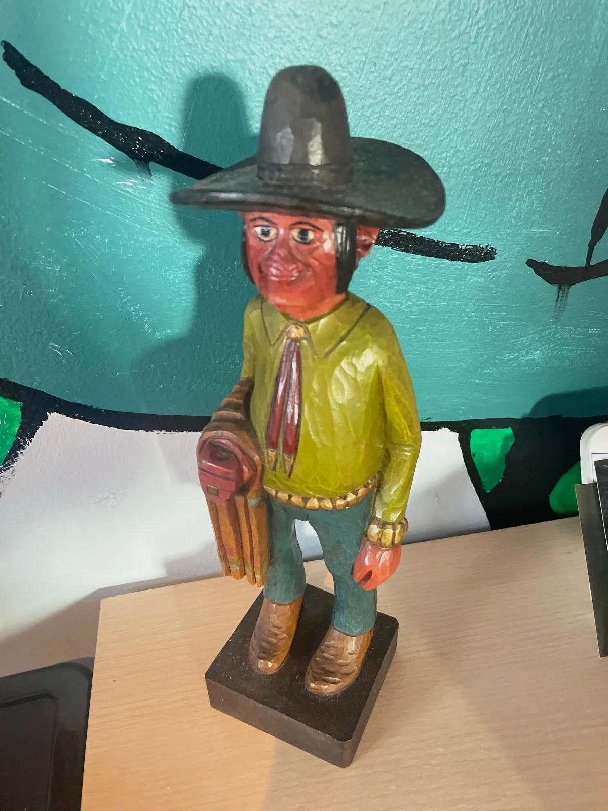 Figura tallada en madera “Ouro” Made in Spain – Artesanía española – ouro 5