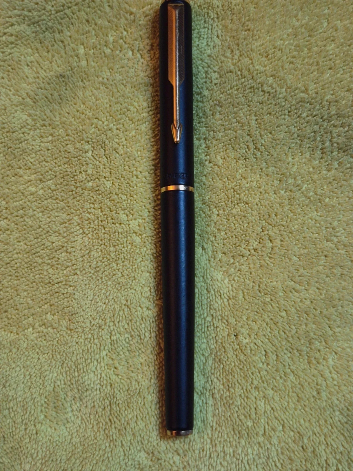 Stylo-plume Parker Rialto Vintage - Noir Mat & Or