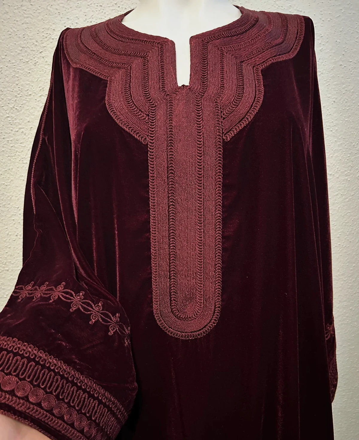 Caftan velours tendance prix ferme