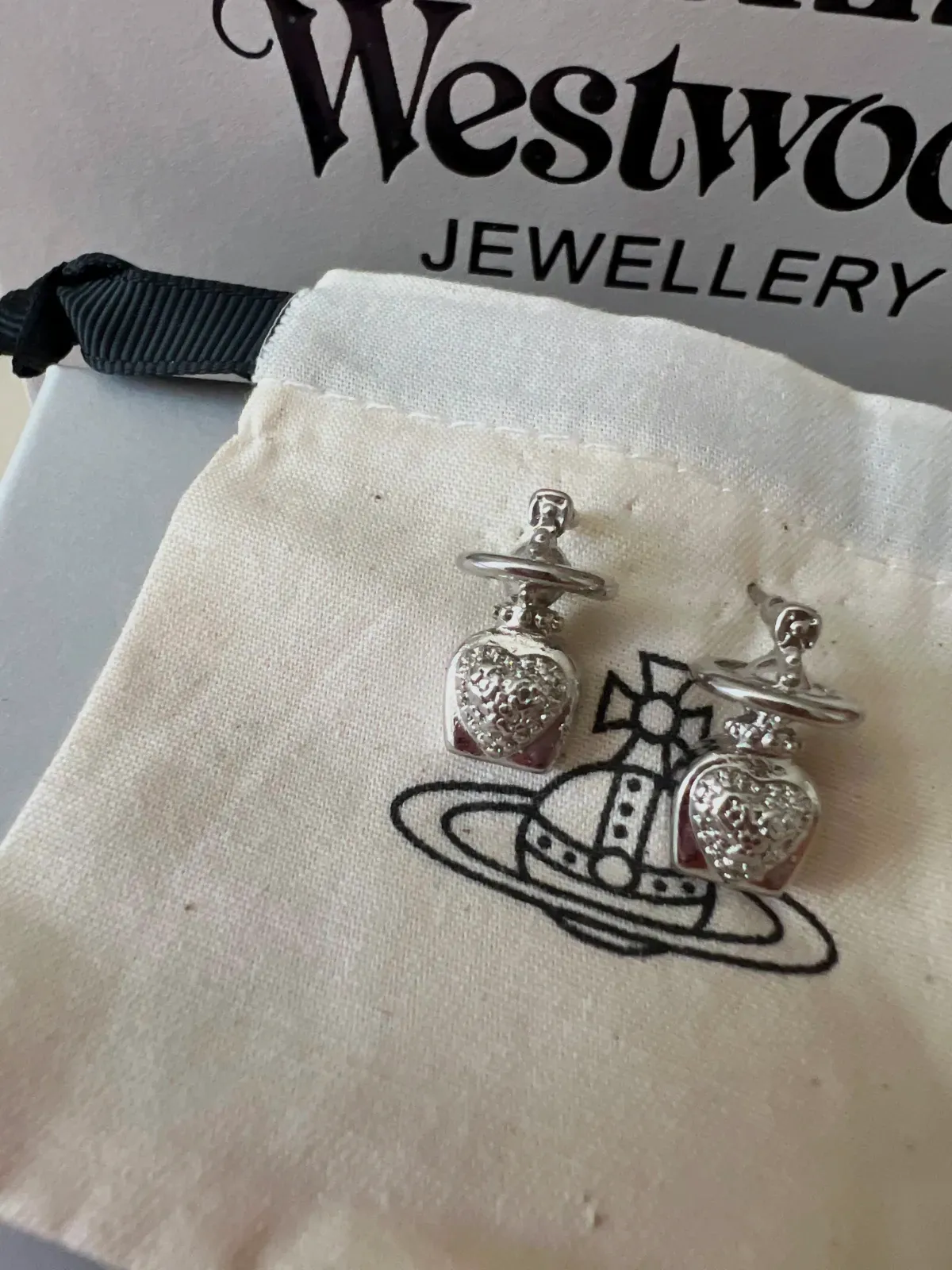Boucles d'oreilles Vivienne Westwood orb argent – Vivienne Westwood – argent – taille Taille unique 3