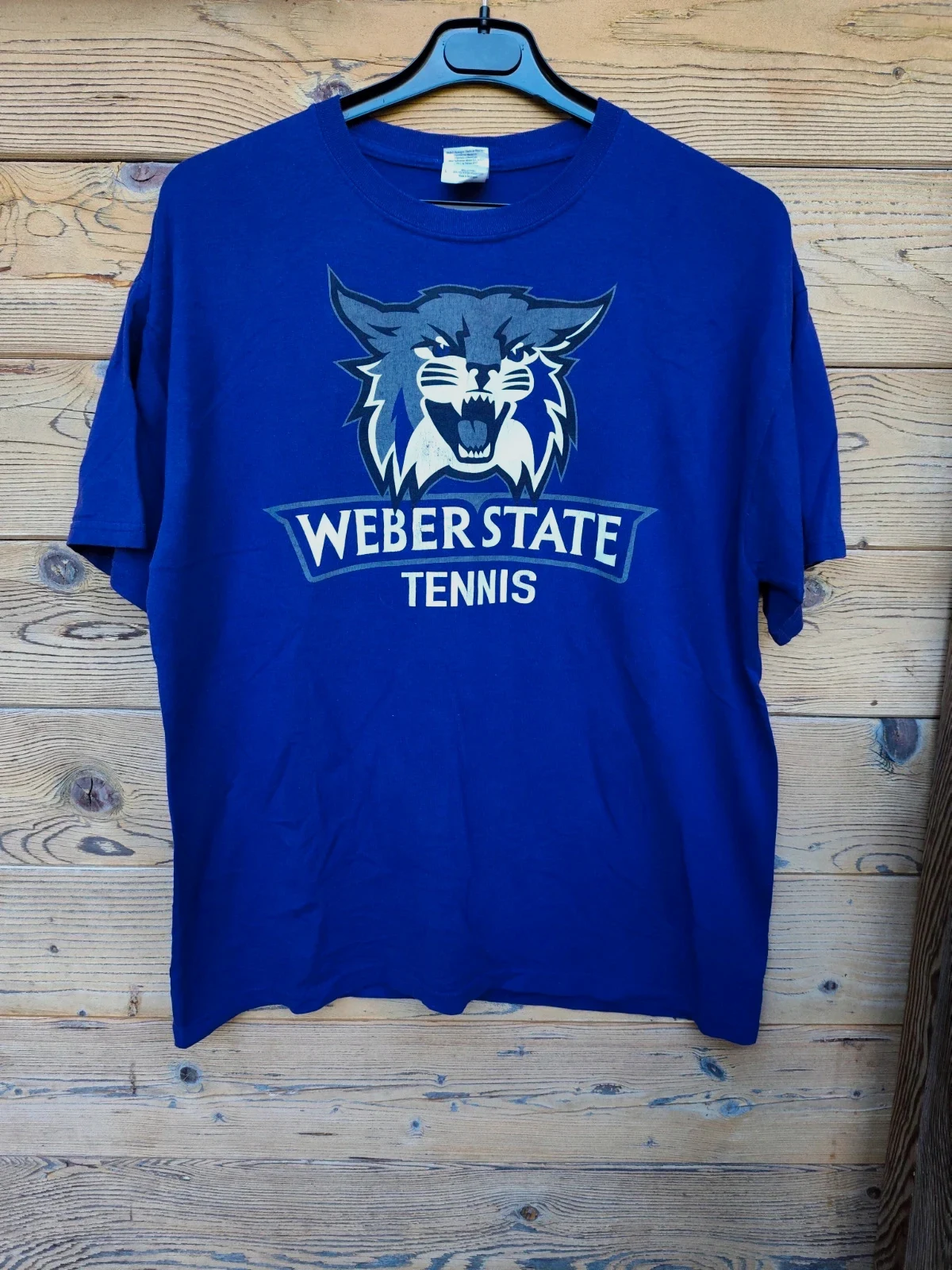 T-shirt Gildan Weber State Tennis bleu – Gildan – bleu – taille L