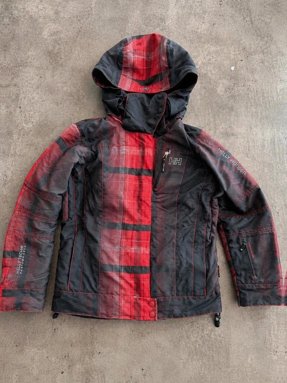 Helly Hansen Helly Tech Performance Veste Ski Snowboard Imperméable Carreaux Rouge Noir Xs Regular – Helly Hansen – taille XS