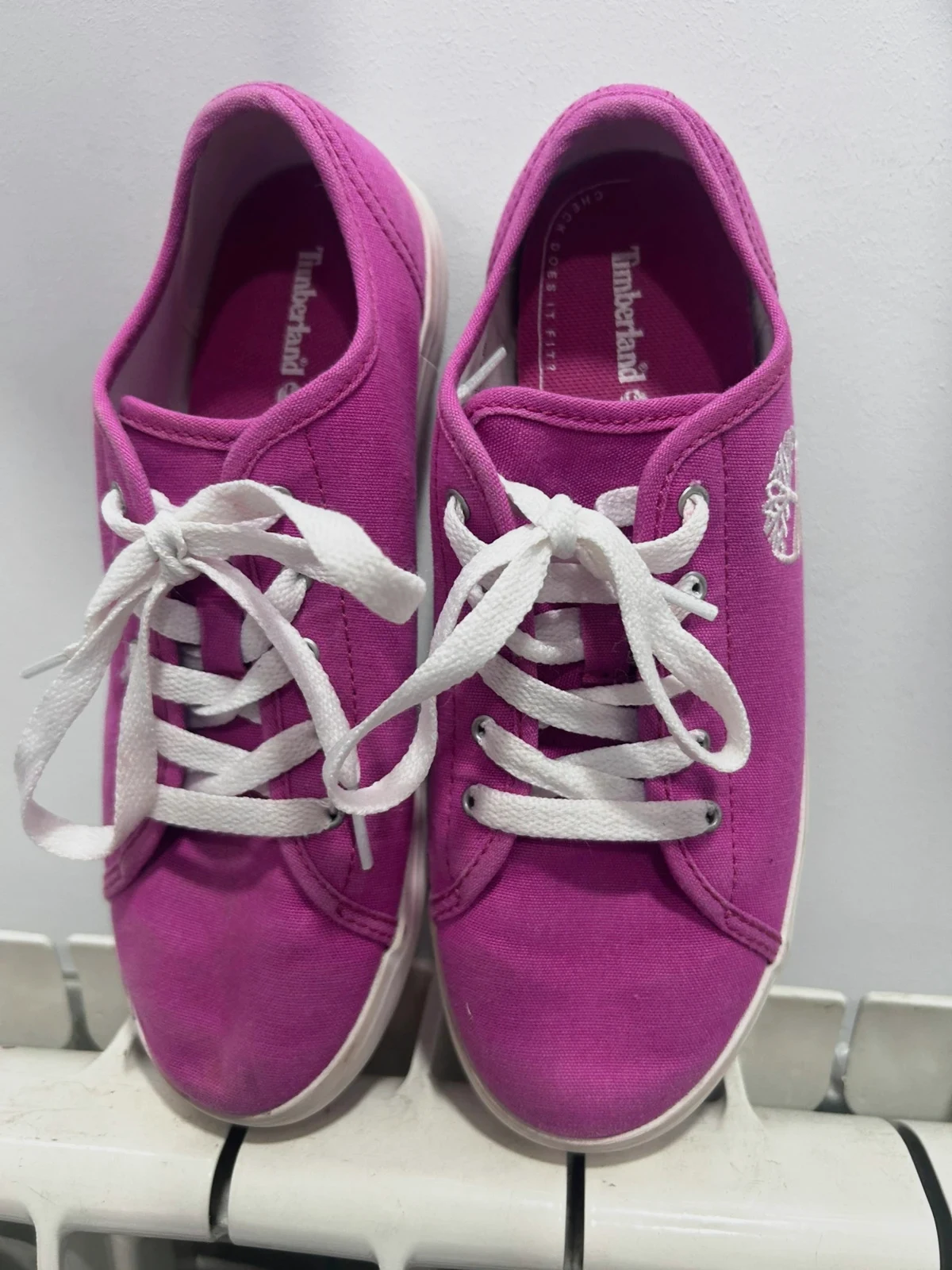 Zapatillas lona Timberland rosas 35