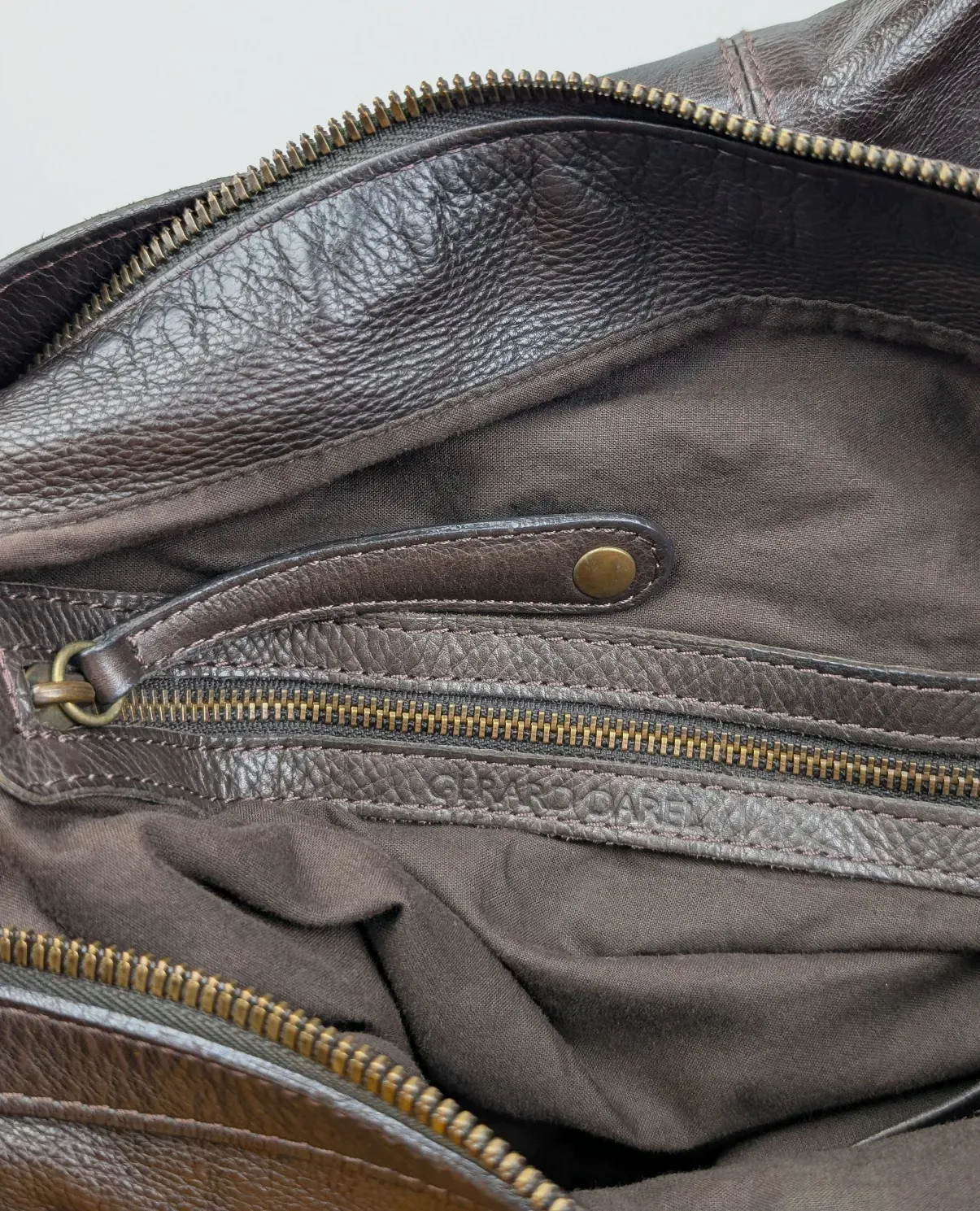 Sac Gérard Darel Midday Midnight 🇫🇷 Cuir Véritable Marron ✨ Comme Neuf – Gerard Darel – marron 6