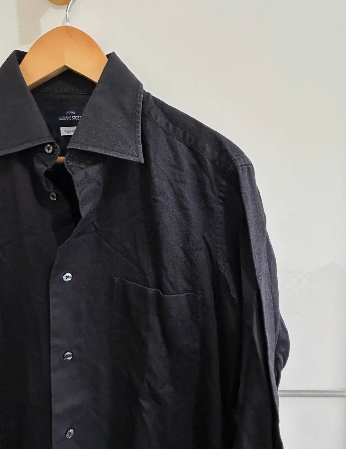 Chemise homme Adriano Stozzi M/L 100% coton anthracite – Adriano Stozzi – taille L 2