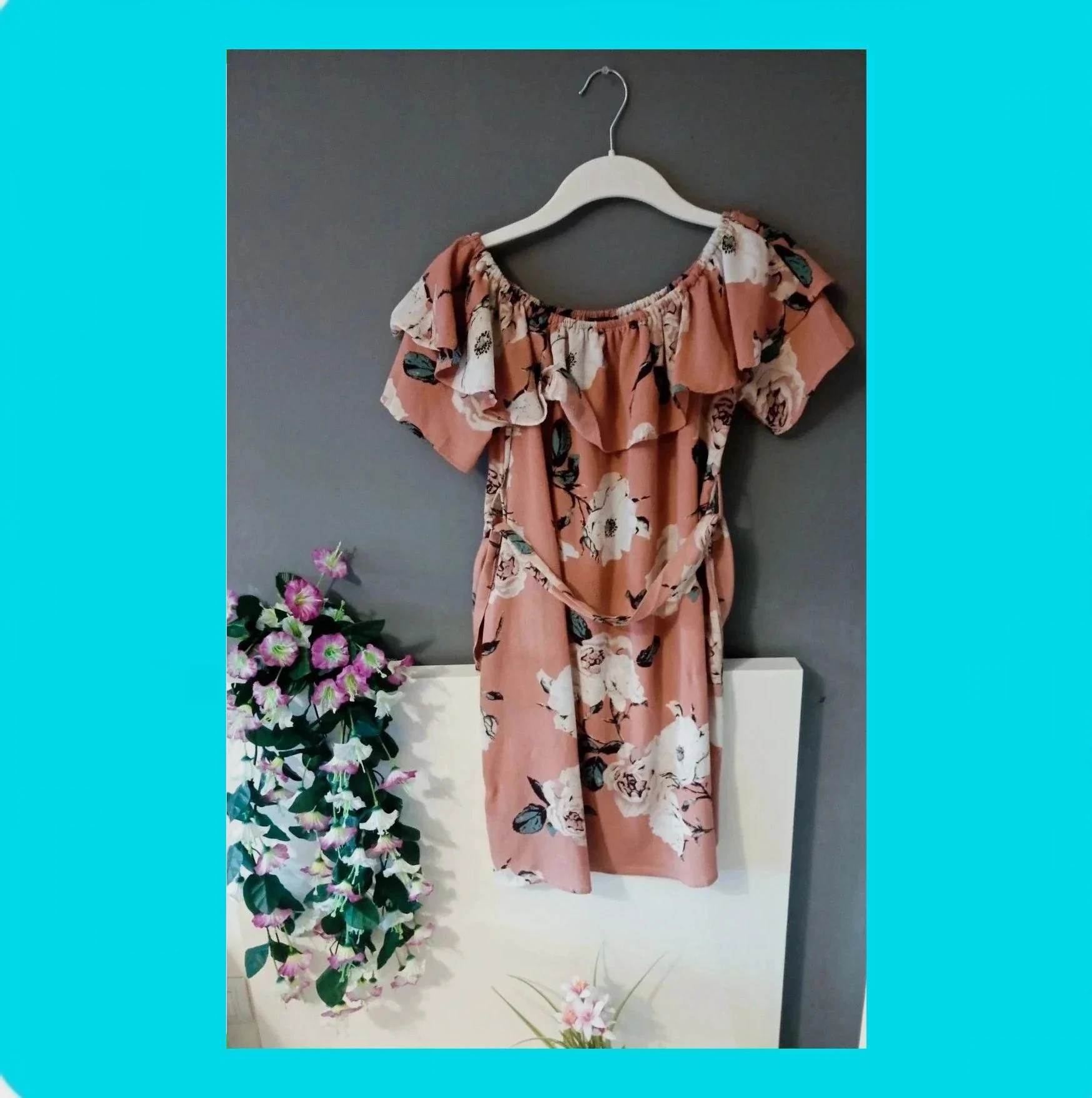 🩷 Precioso Vestido Mujer Corto Estampado 🩷 – taille M / 38 / 10