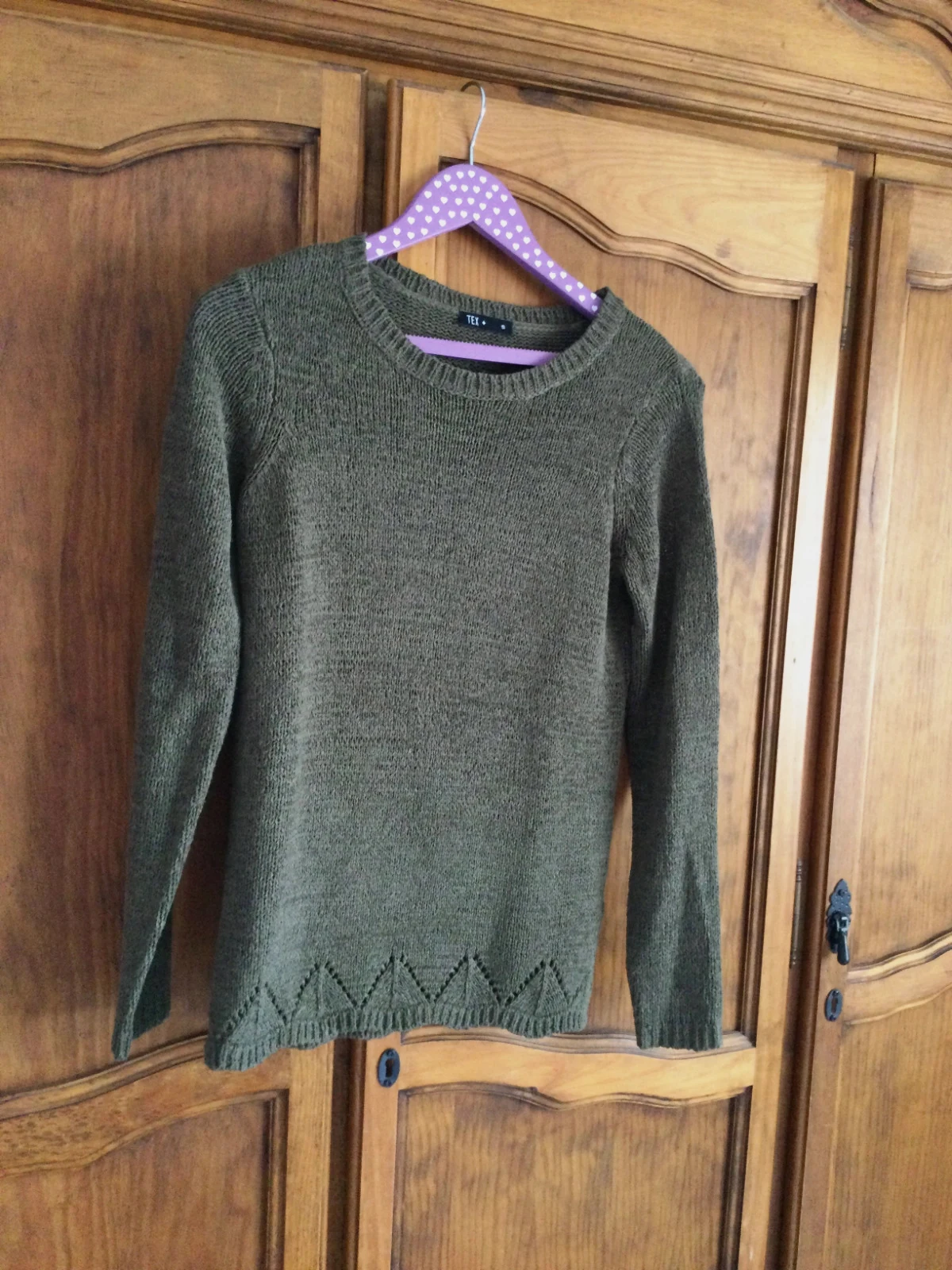 Jersey de hilo con calado