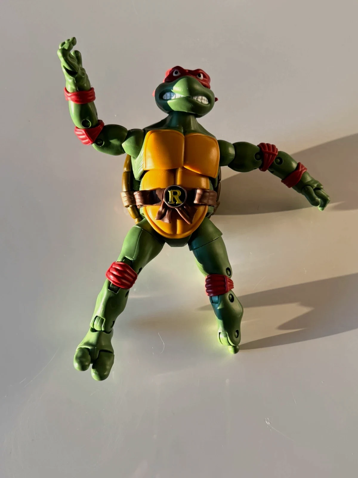 Figurine Raphaël Tortue Ninja 15cm de 2012 – Teenage Mutant Ninja Turtles – taille Prématuré, jusqu'à 44cm