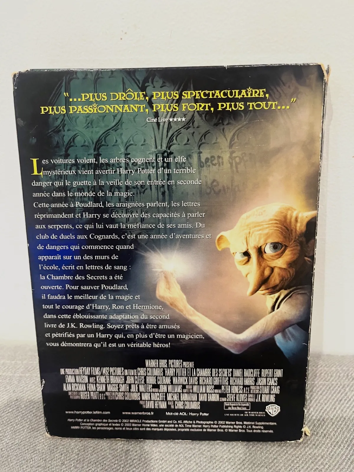 DVD Harry Potter et la chambre des secrets – Harry Potter 2