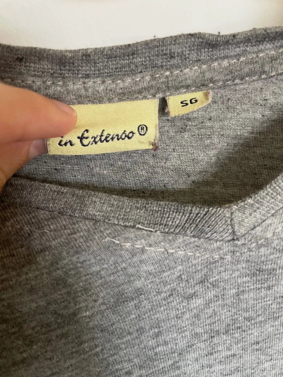 Camiseta Gris Vigoré In Extenso - Talla XL (SG) – In Extenso – taille XL 2