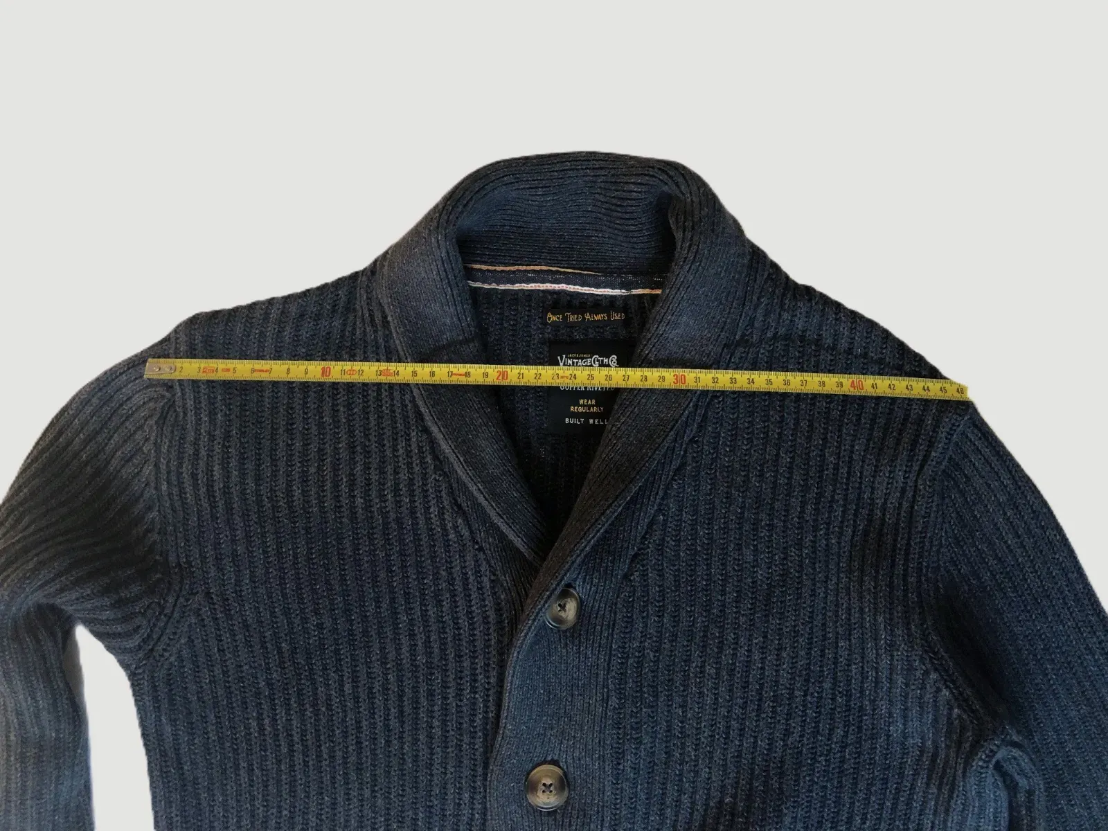 Gilet JACK&JONES Vintage taille L Bleu-gris Homme – Jack & Jones – taille L 9
