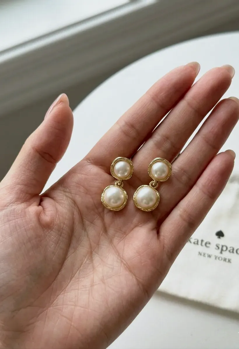 Boucles d'oreilles kate spade perles – kate spade – taille Taille unique 2