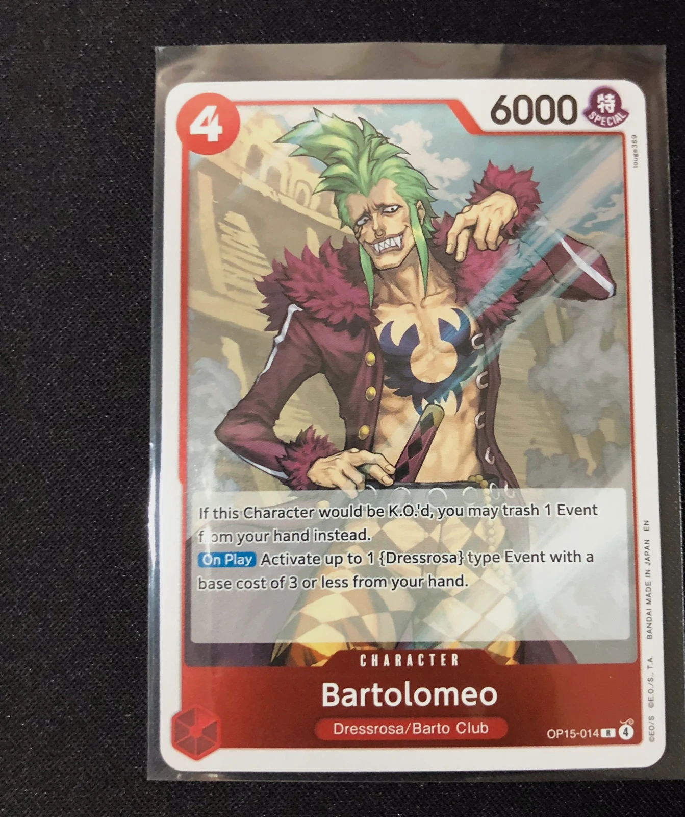 Bartolomeo OP15-014 Rare Character