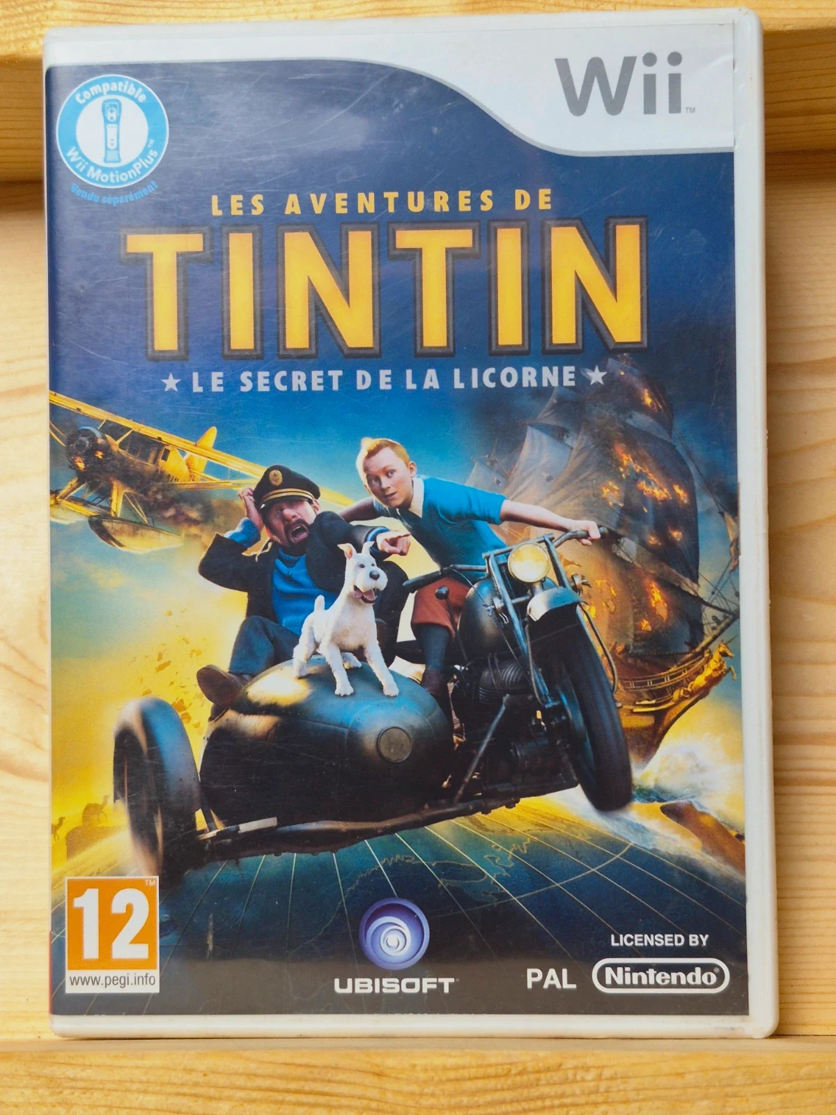 Jeu nintendo wii - les aventures de tintin : le secret de la licorne