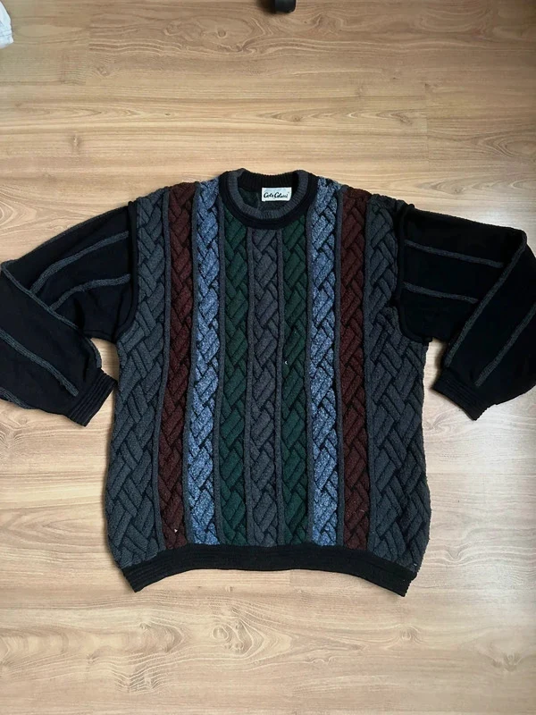 Original Carlo Colucci Vintage 3D Strickpullover | Top Zustand
