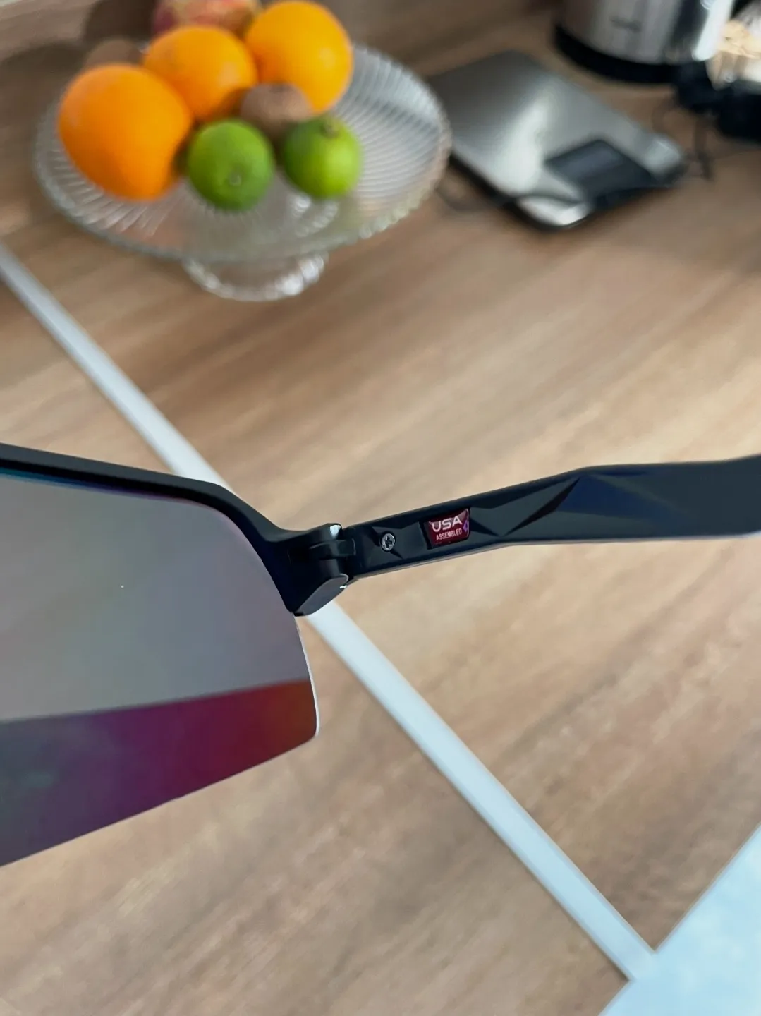 Lunettes de soleil sport miroir jaune – Oakley – jaune/bleu dégradé 6
