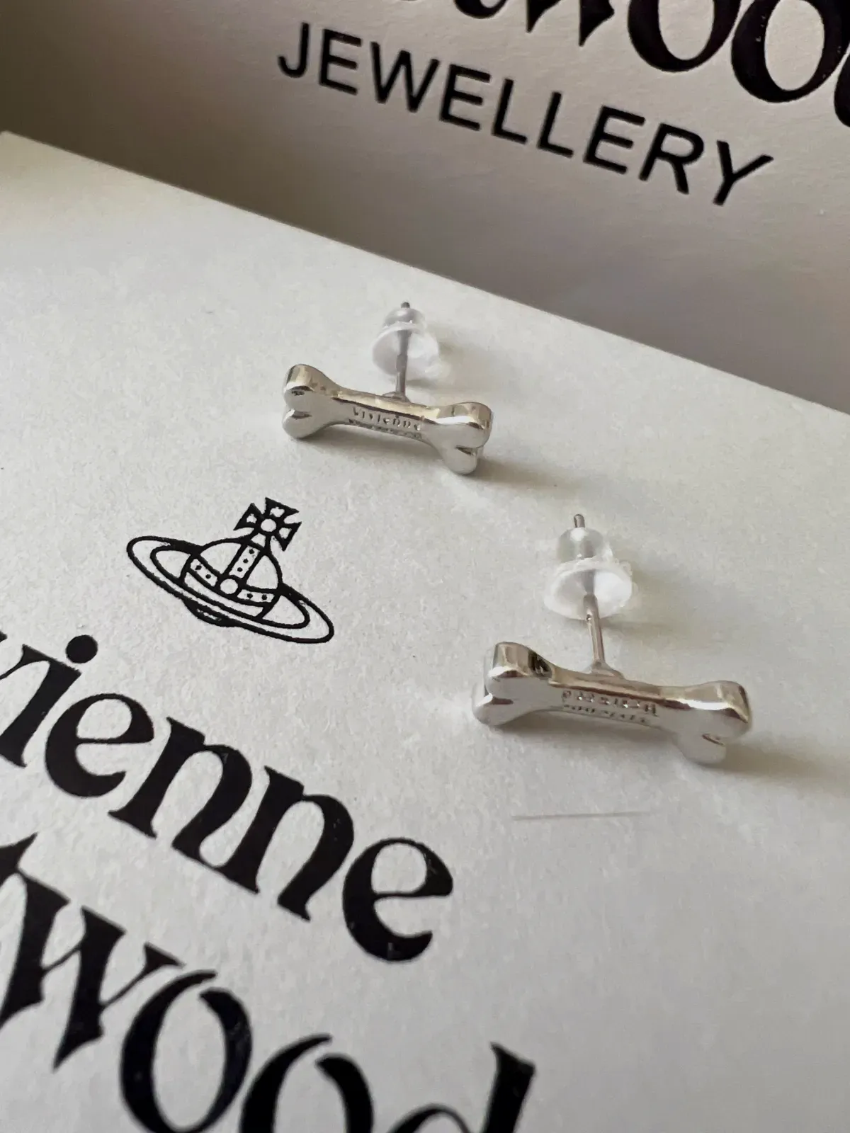 Boucles d'oreilles os Vivienne Westwood – Vivienne Westwood – argentée – taille Taille unique 2