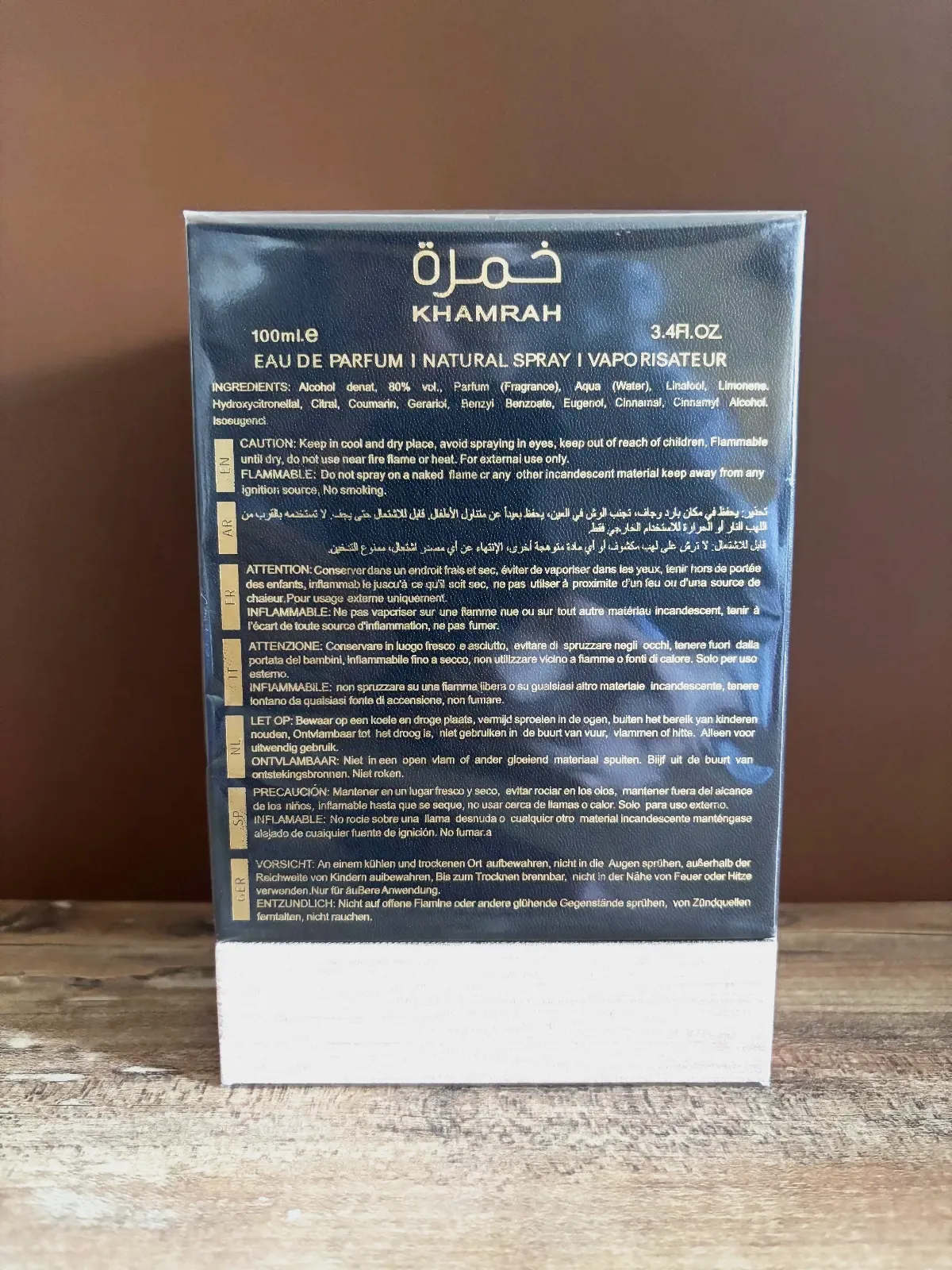 Khamrah Lattafa Eau De Parfum 100ml – Lattafa – taille 100ml 3